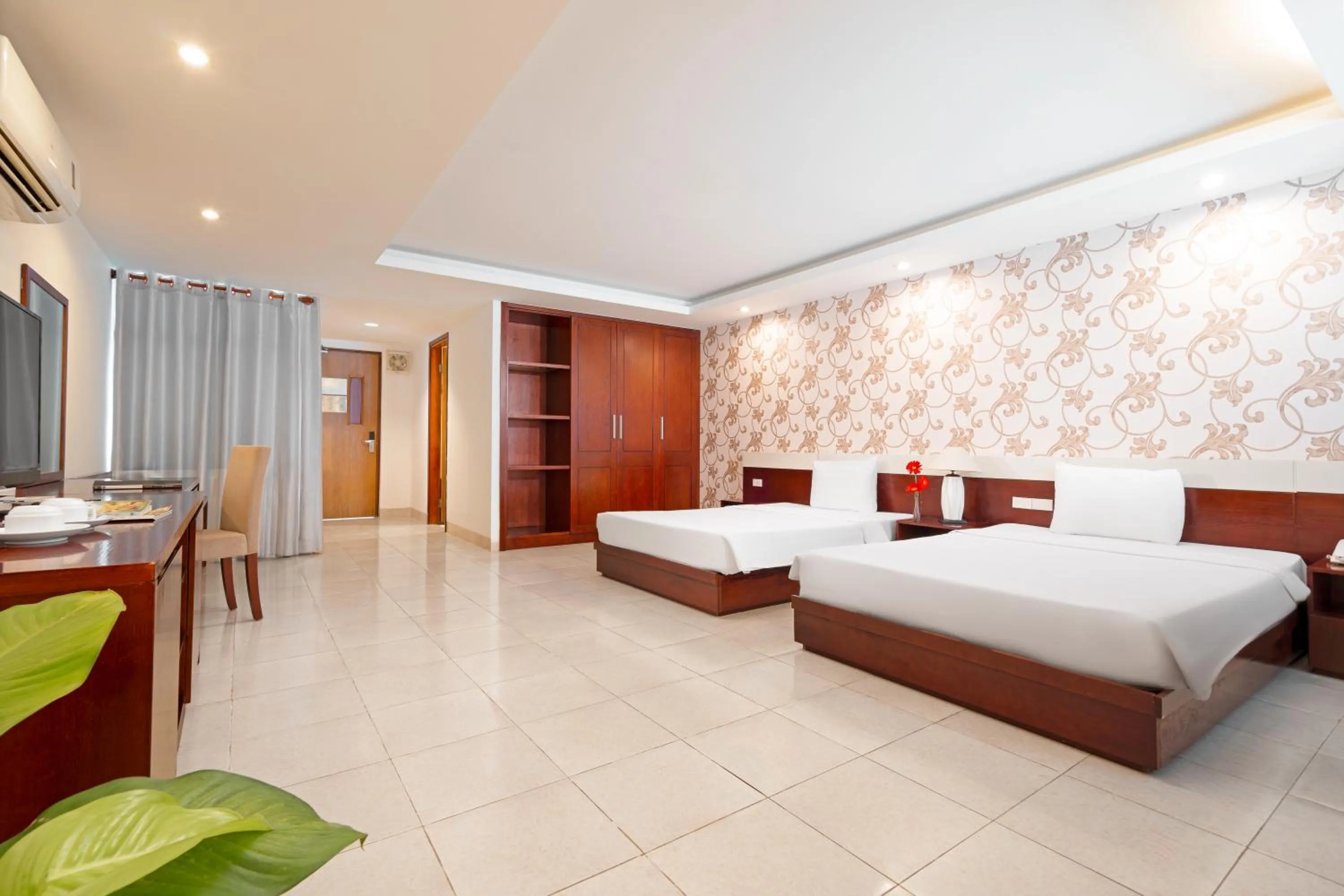 Bed in BIDV Beach Hotel Nha Trang
