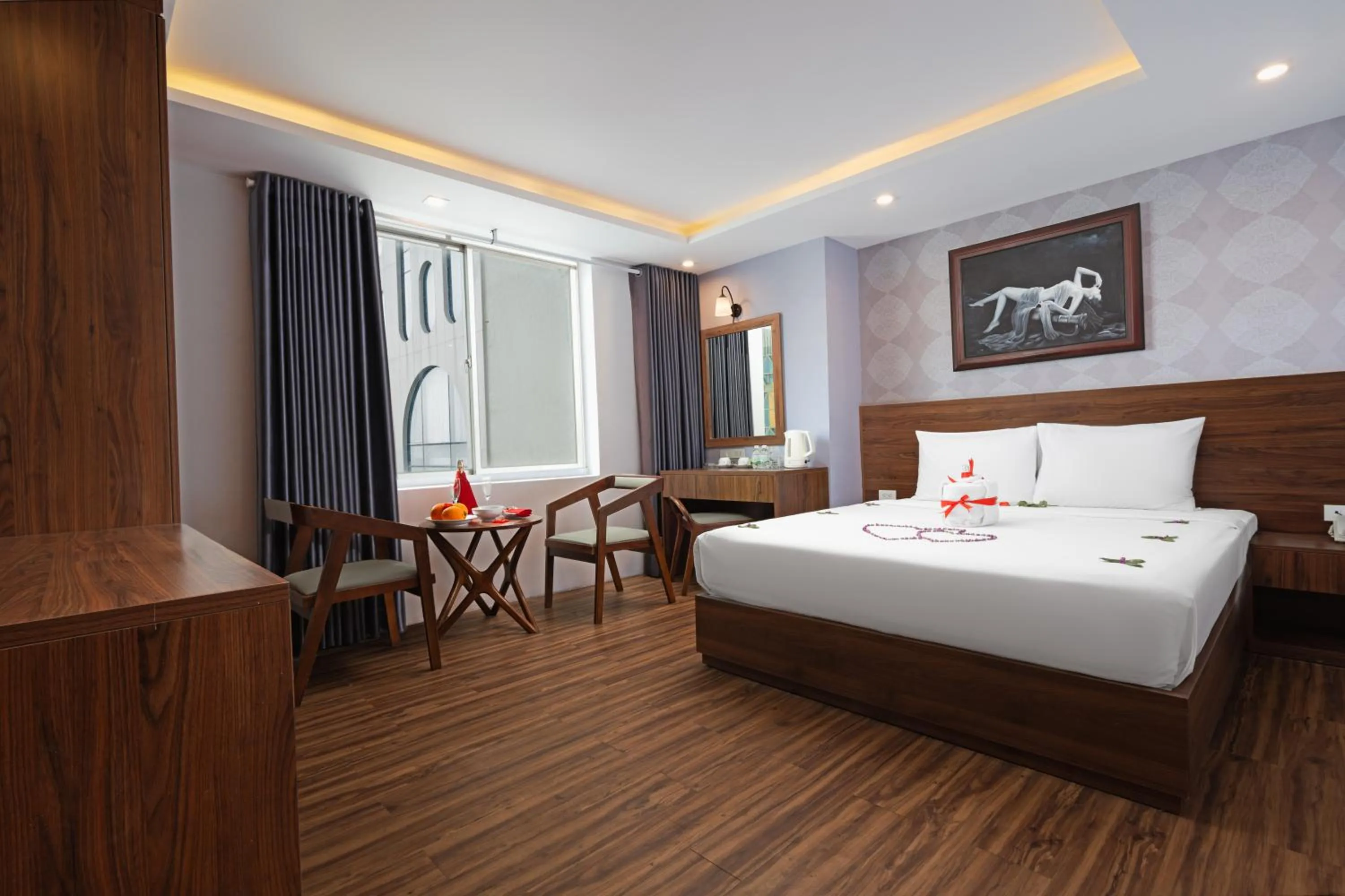 Bed in BIDV Beach Hotel Nha Trang