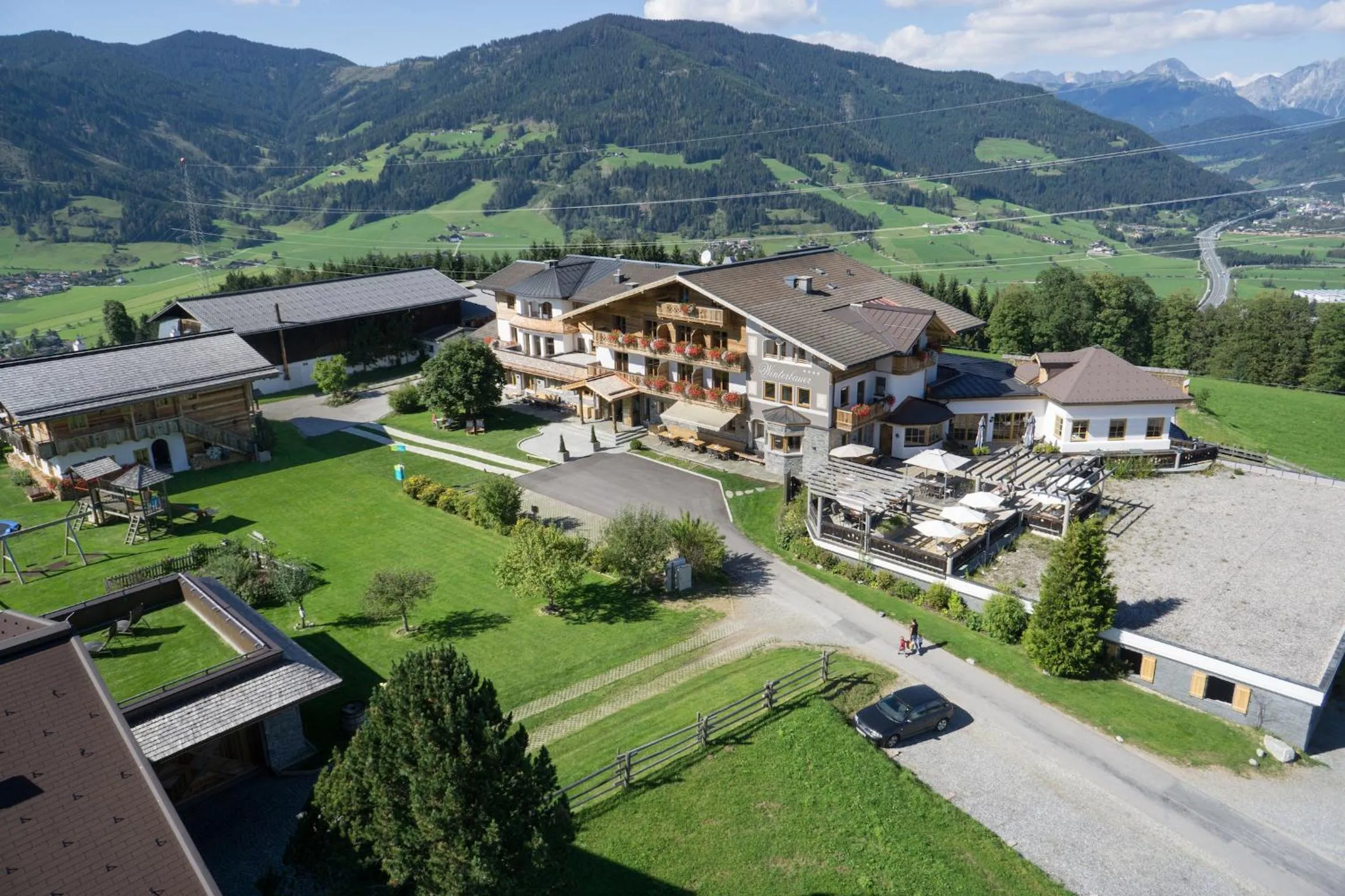 Bird's eye view in Hotel Winterbauer