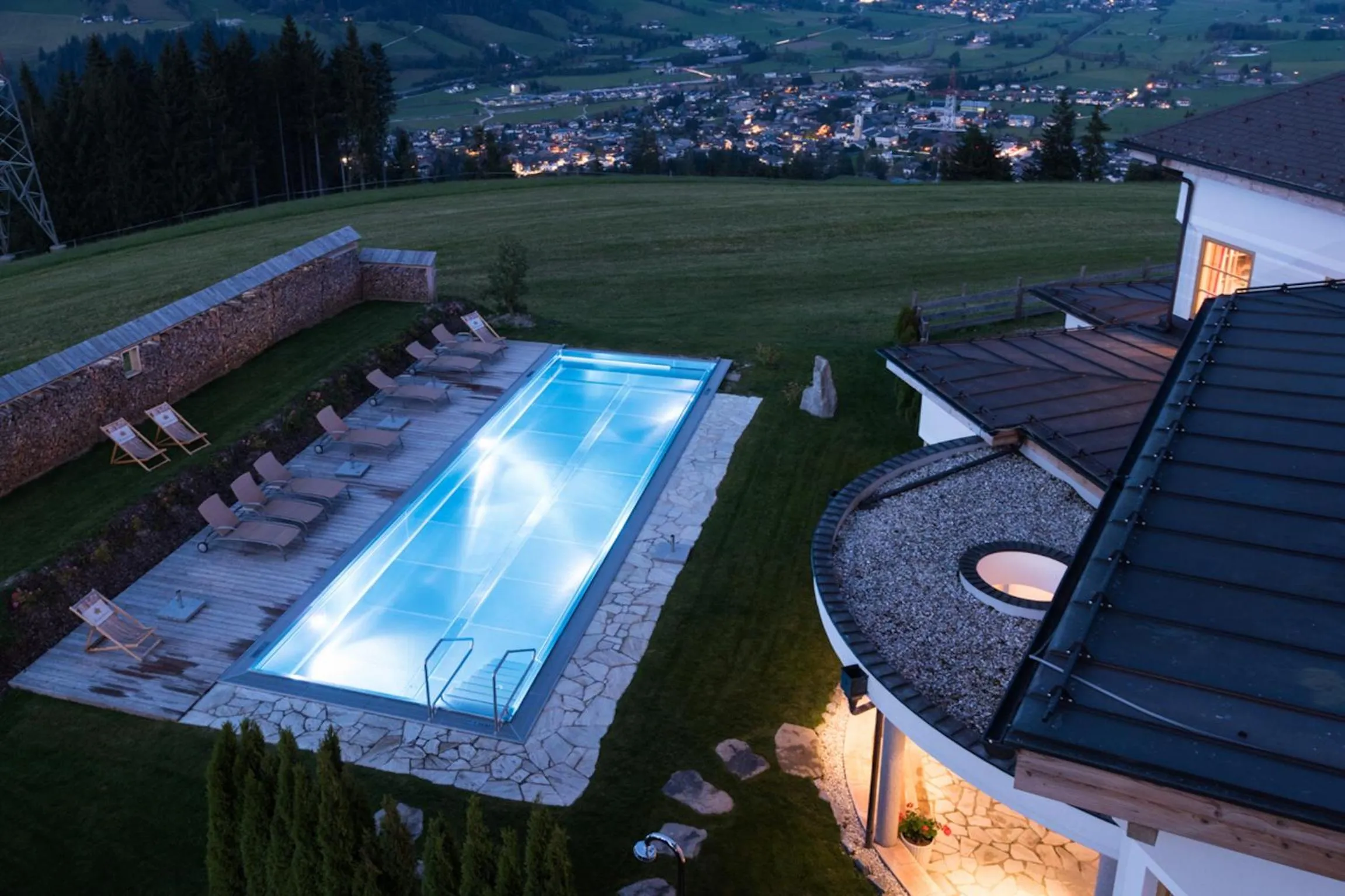 Swimming pool in Hotel Winterbauer