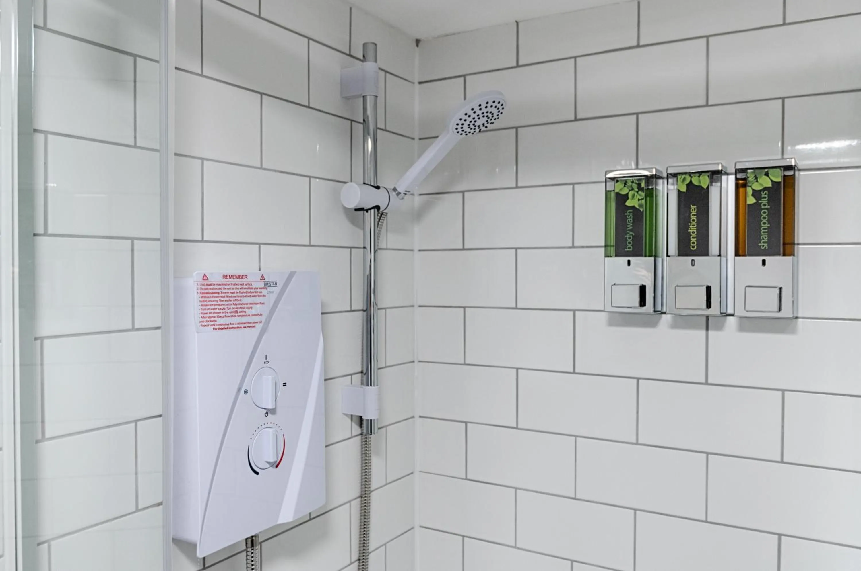 Shower in Copper House