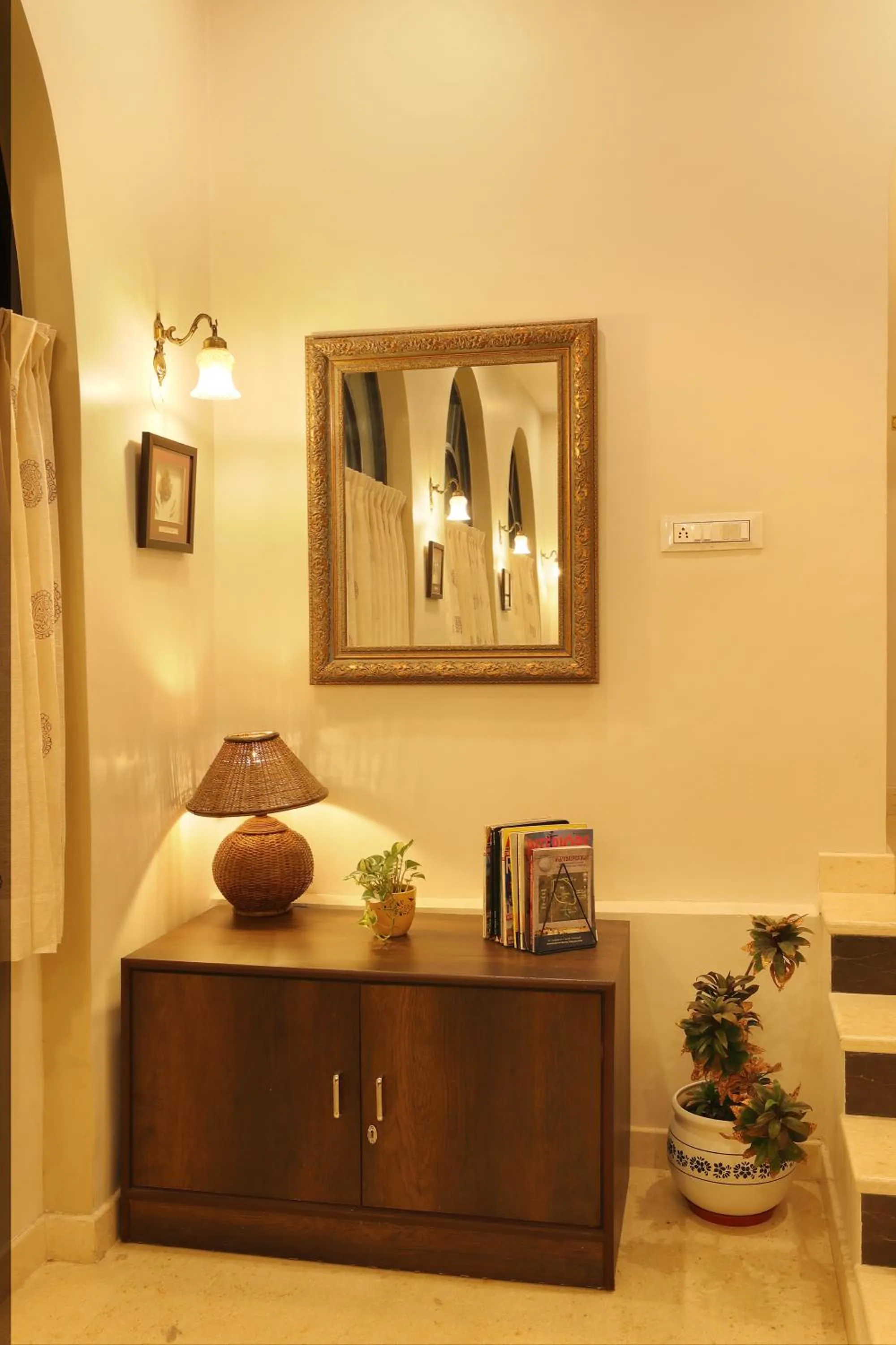 Seating area in The Cavalry - Abhay Niwas