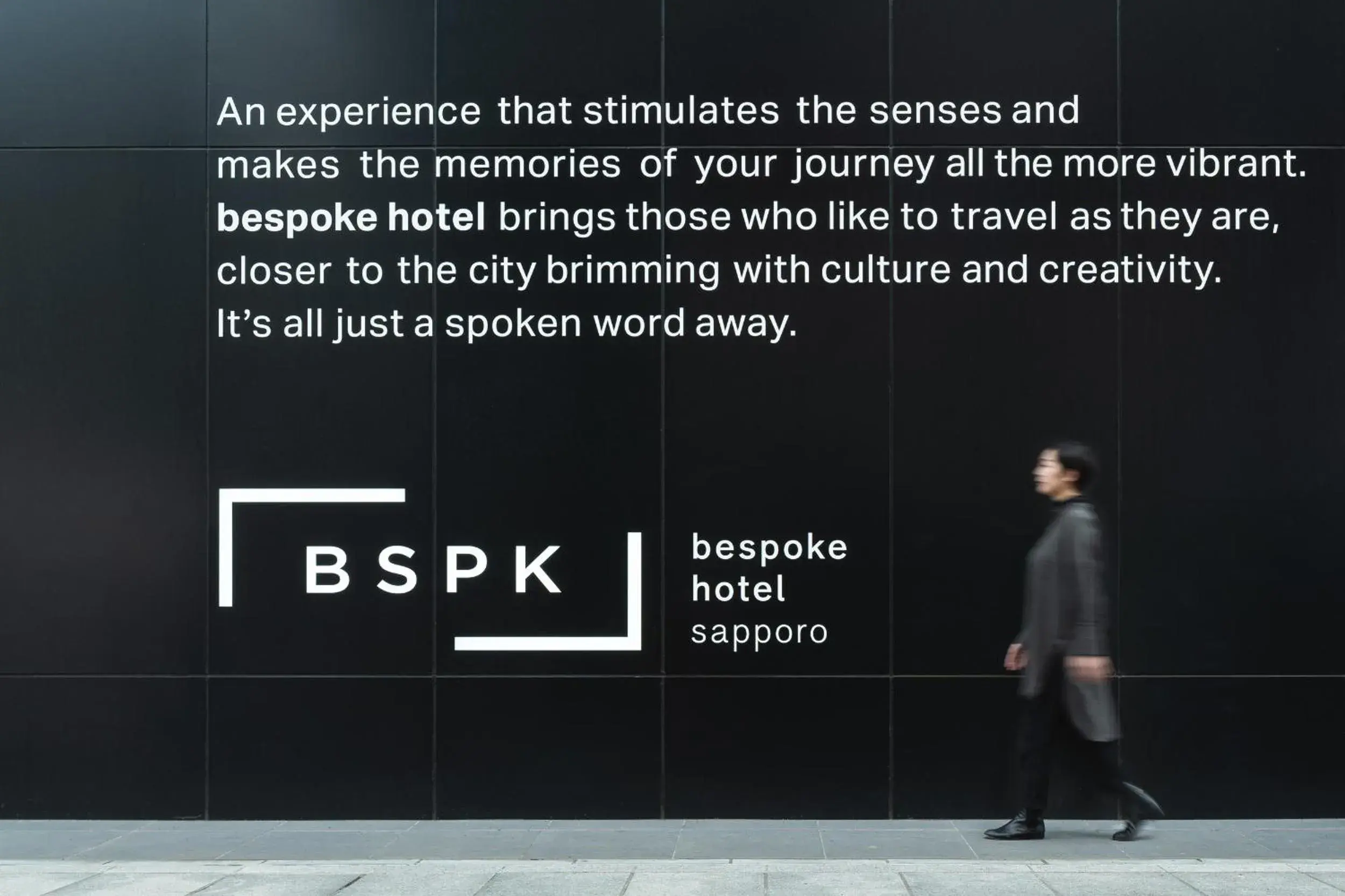 Property building in Bespoke Hotel Sapporo Property building in Bespoke Hotel Sapporo