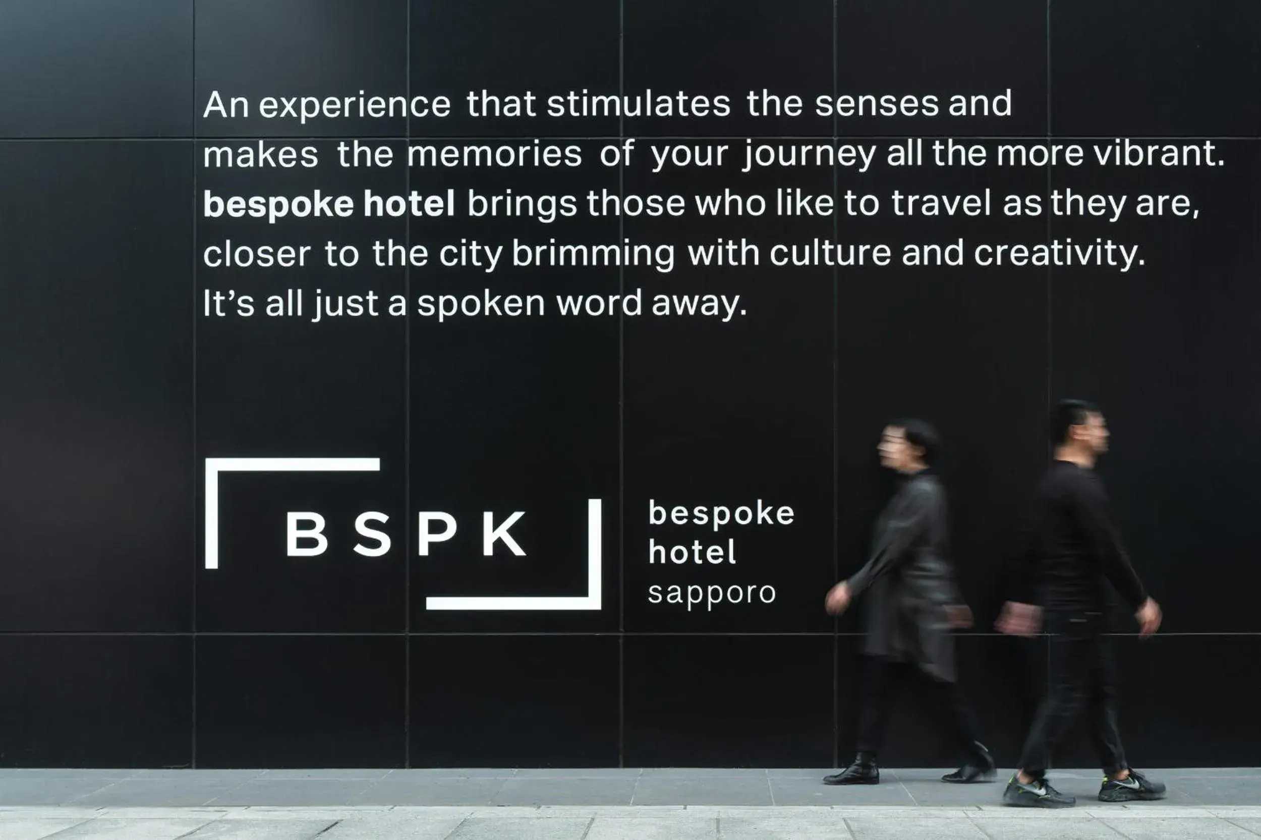 Property building in Bespoke Hotel Sapporo Property building in Bespoke Hotel Sapporo