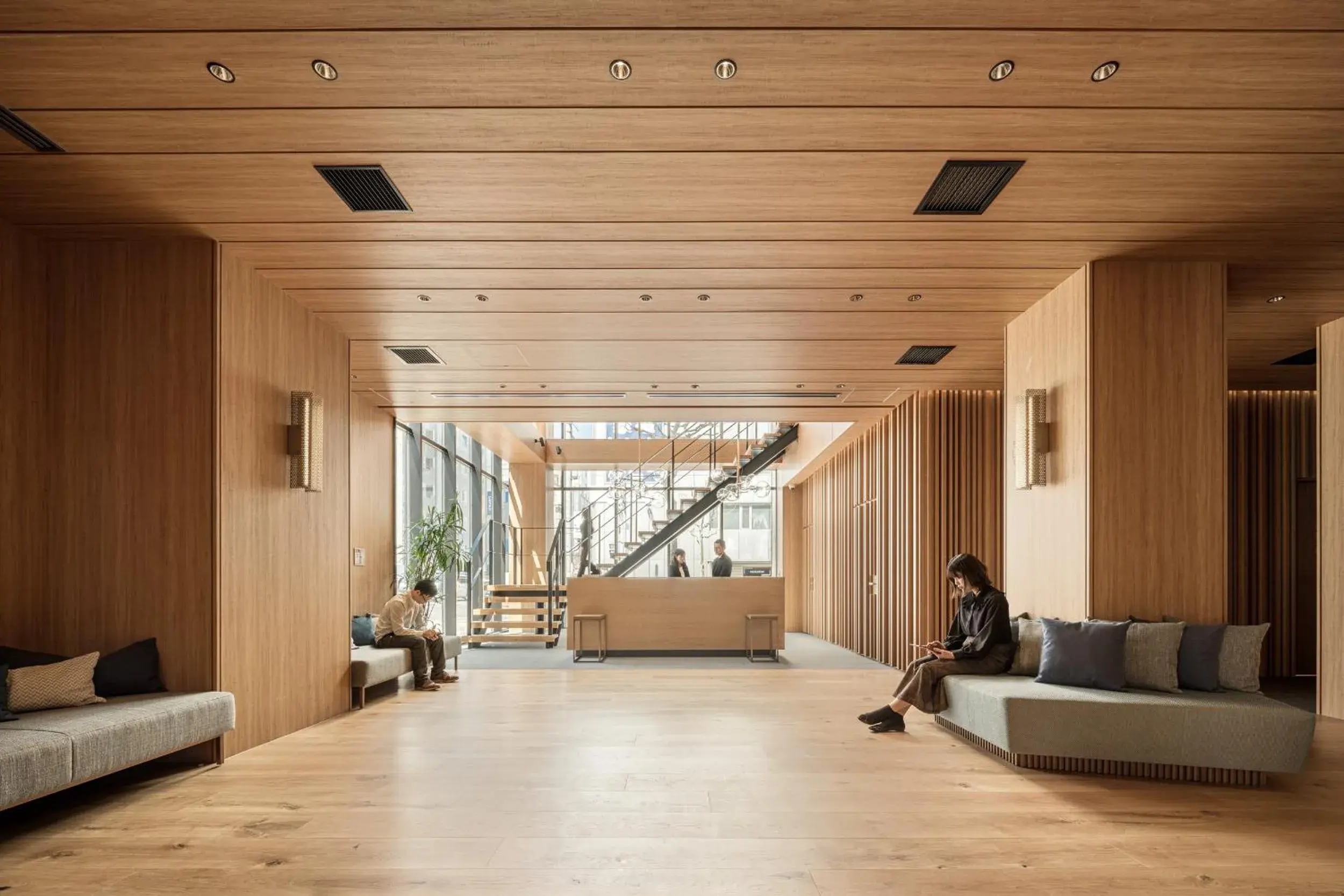 Lobby or reception in Bespoke Hotel Sapporo Lobby or reception in Bespoke Hotel Sapporo