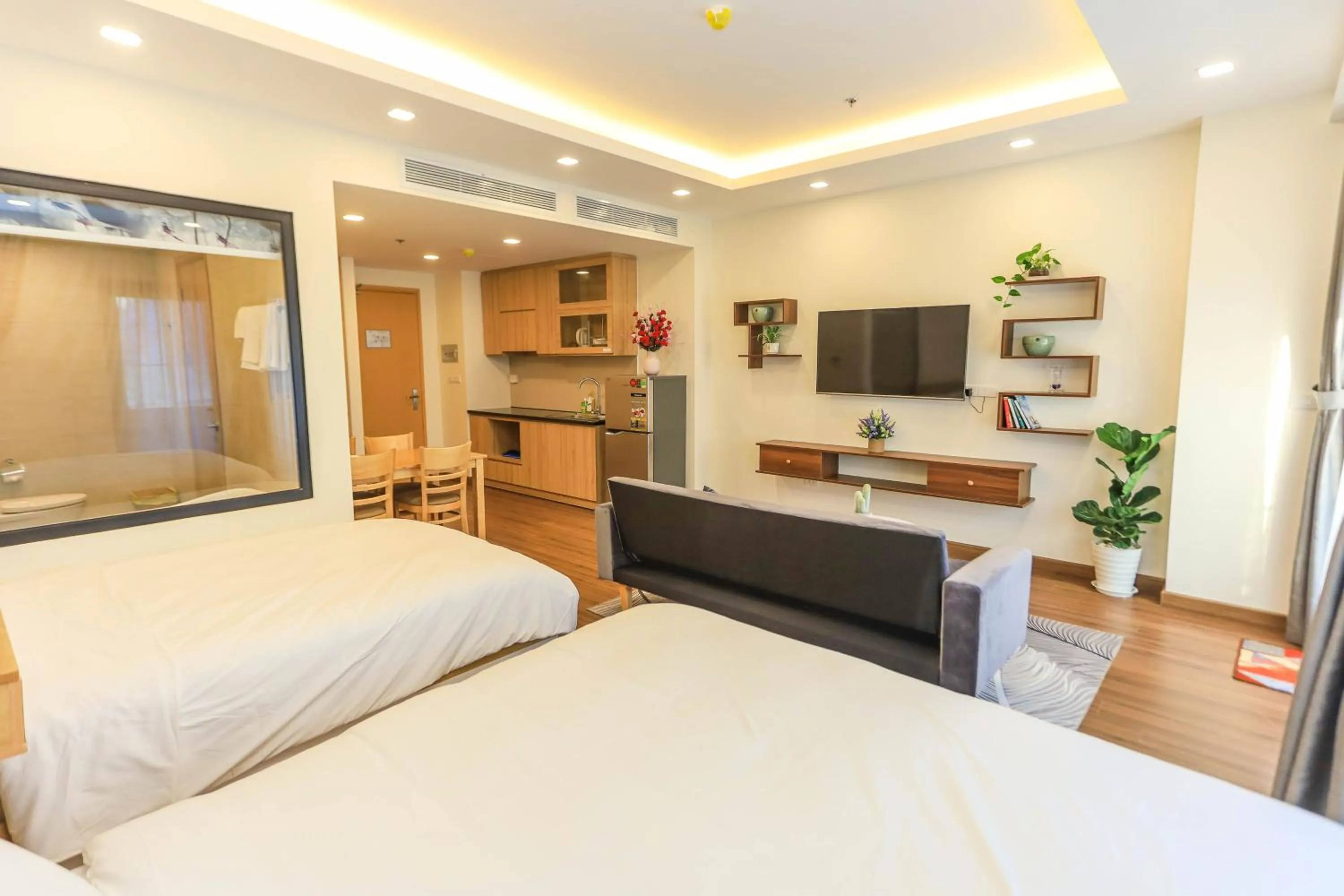 Bed in FLC Sea Tower Quy Nhon - Seaview Apartel