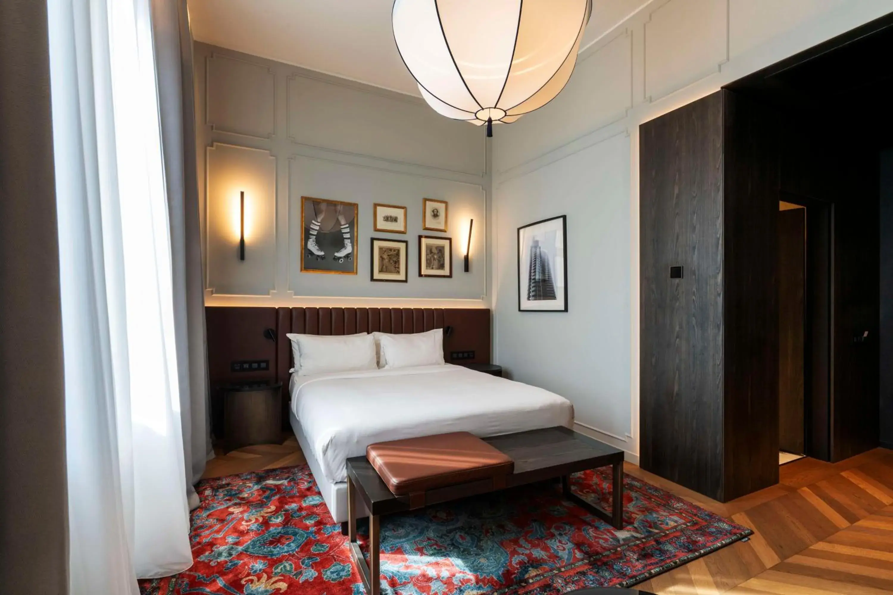 Bedroom, Bed in Radisson Collection Hotel, Palazzo Touring Club Milan Bedroom, Bed in Radisson Collection Hotel, Palazzo Touring Club Milan