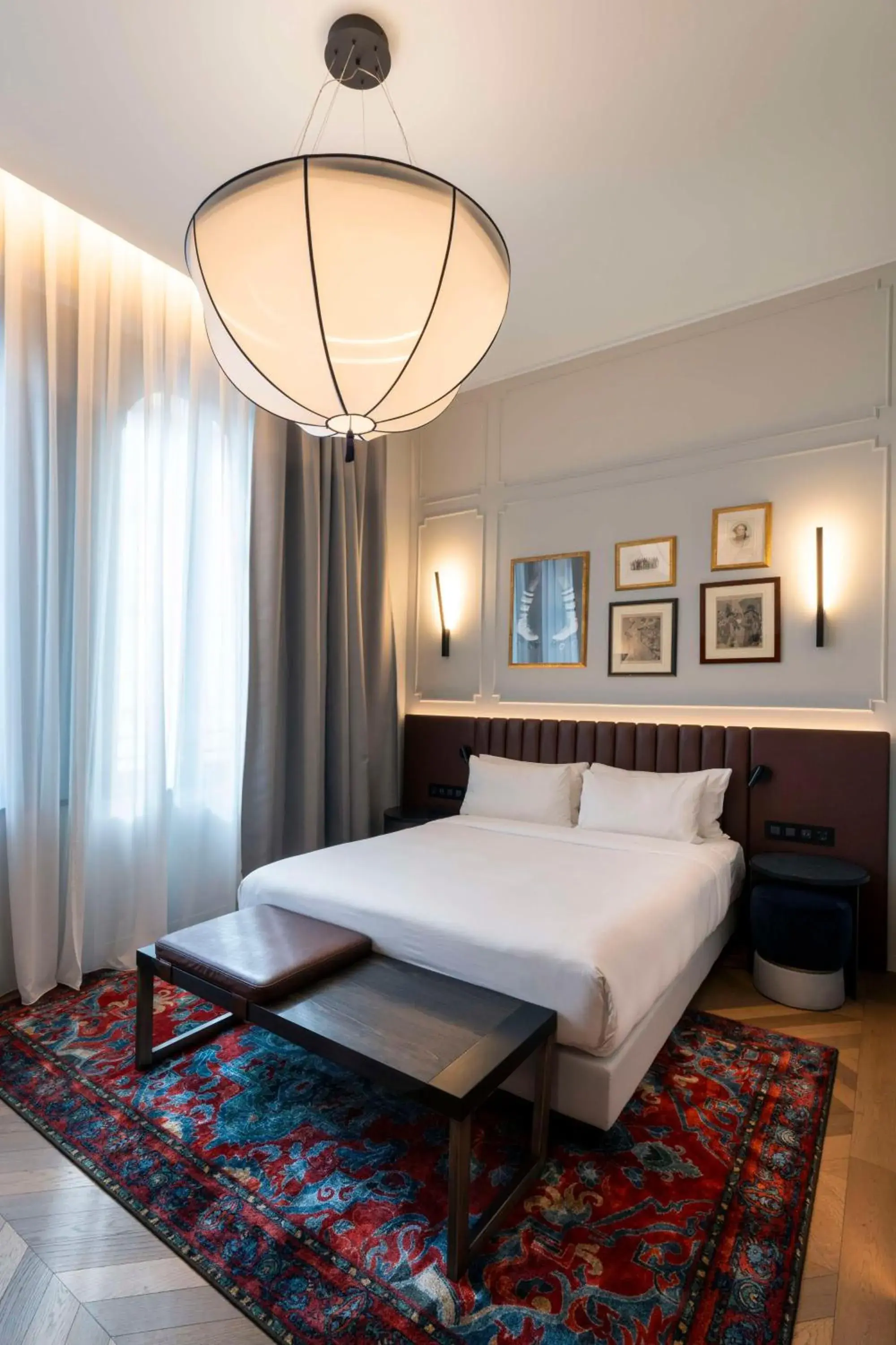 Bedroom, Bed in Palazzo Touring Club Milan, A Radisson Collection Hotel Bedroom, Bed in Palazzo Touring Club Milan, A Radisson Collection Hotel