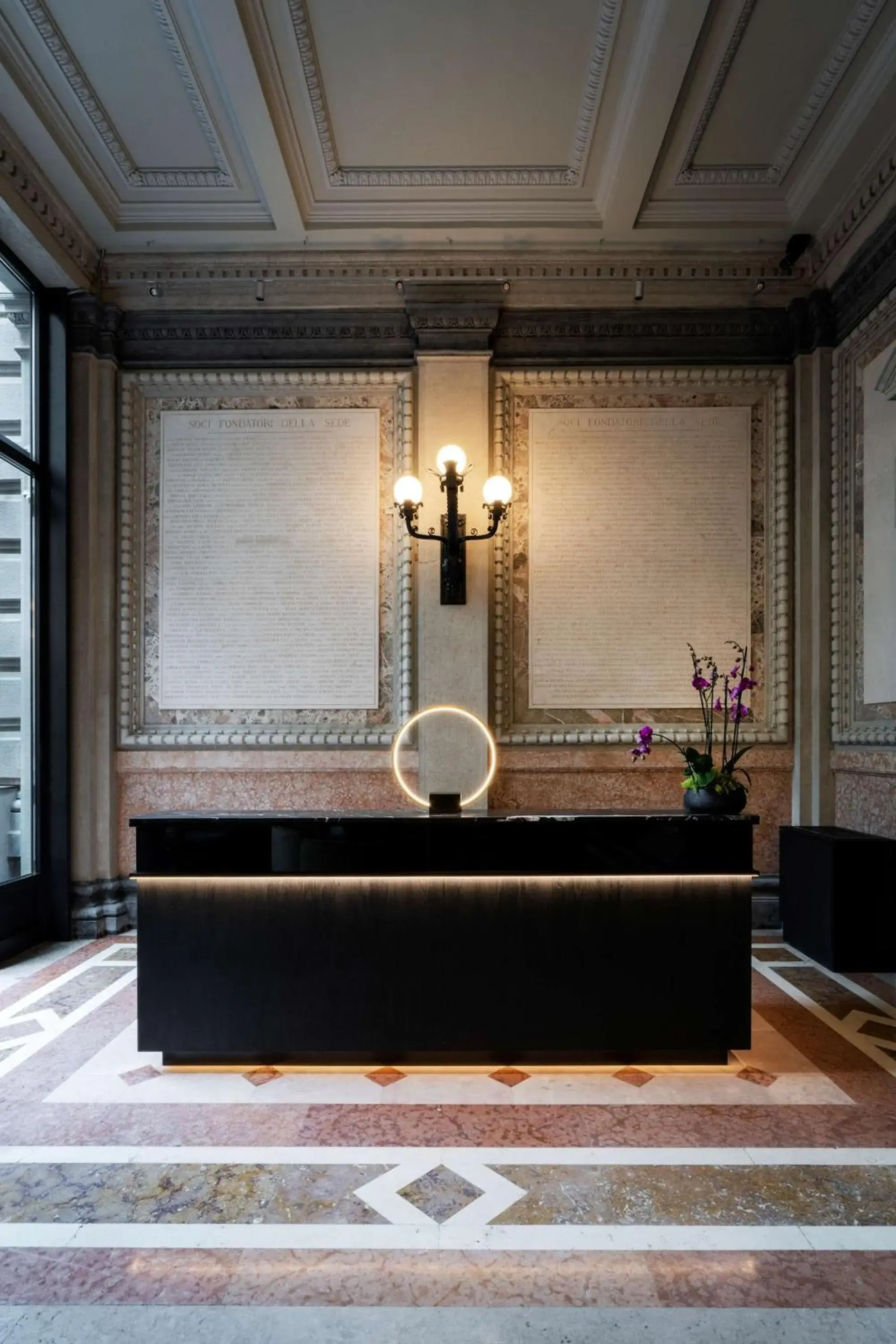 Lobby or reception in Radisson Collection Hotel, Palazzo Touring Club Milan Lobby or reception in Radisson Collection Hotel, Palazzo Touring Club Milan