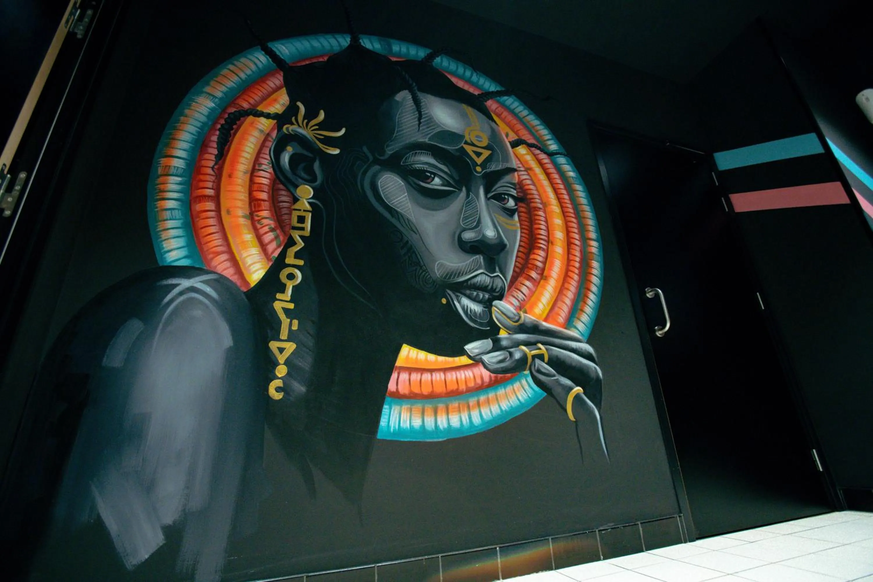 Decorative detail in ONOMO Hotel Kampala