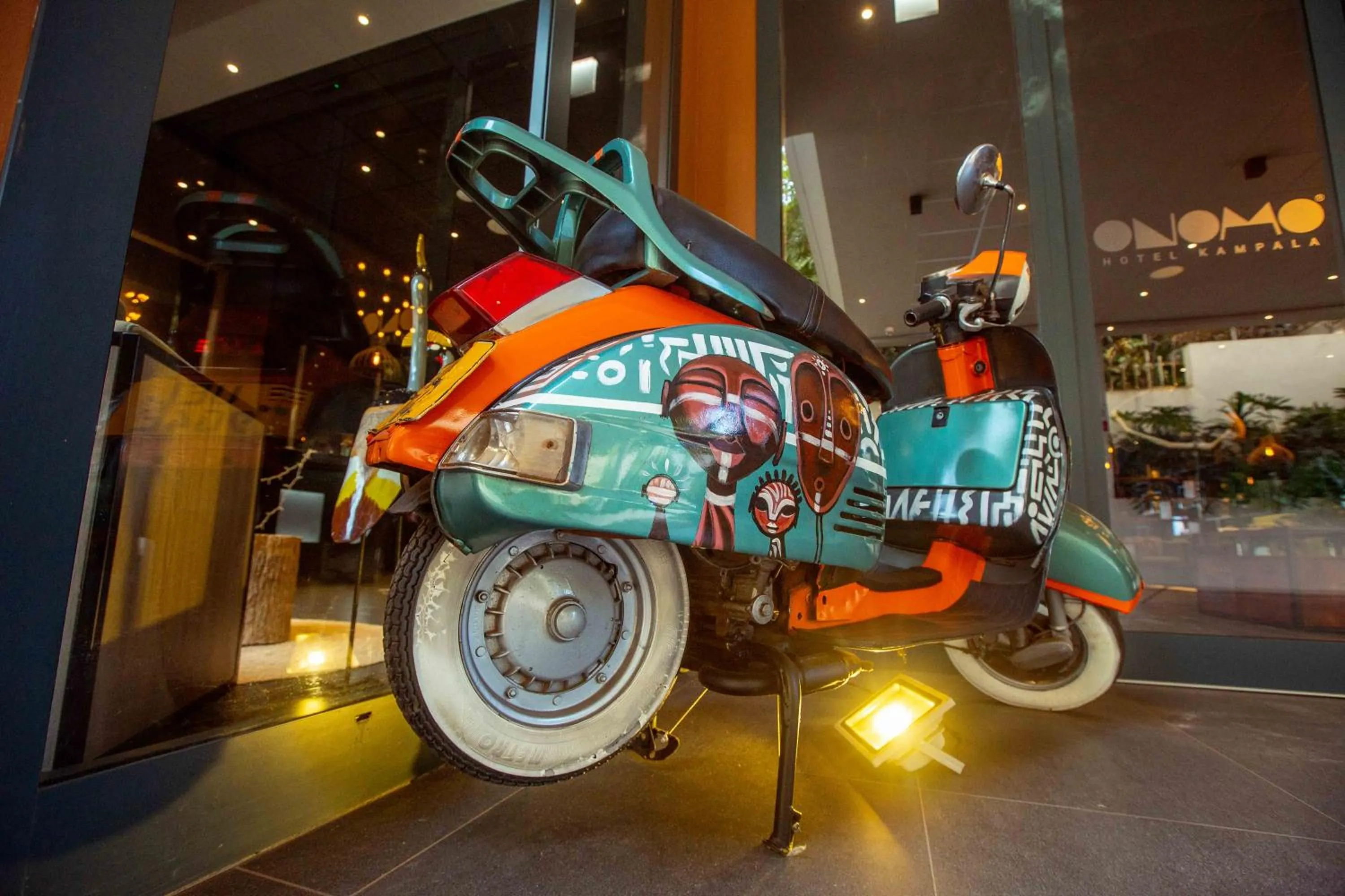 Decorative detail in ONOMO Hotel Kampala