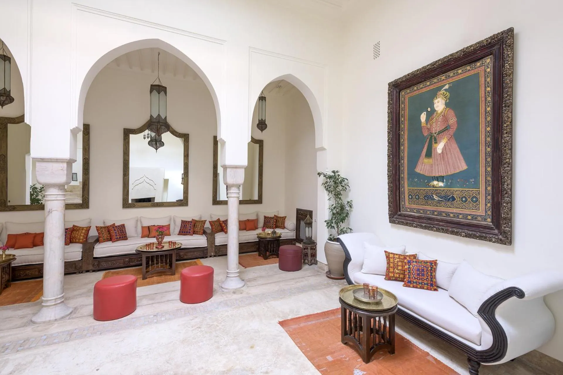 Living room in Riad Hayati