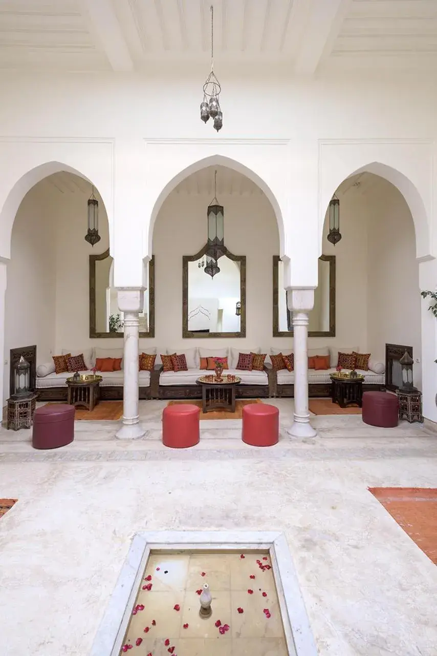 Living room in Riad Hayati Living room in Riad Hayati