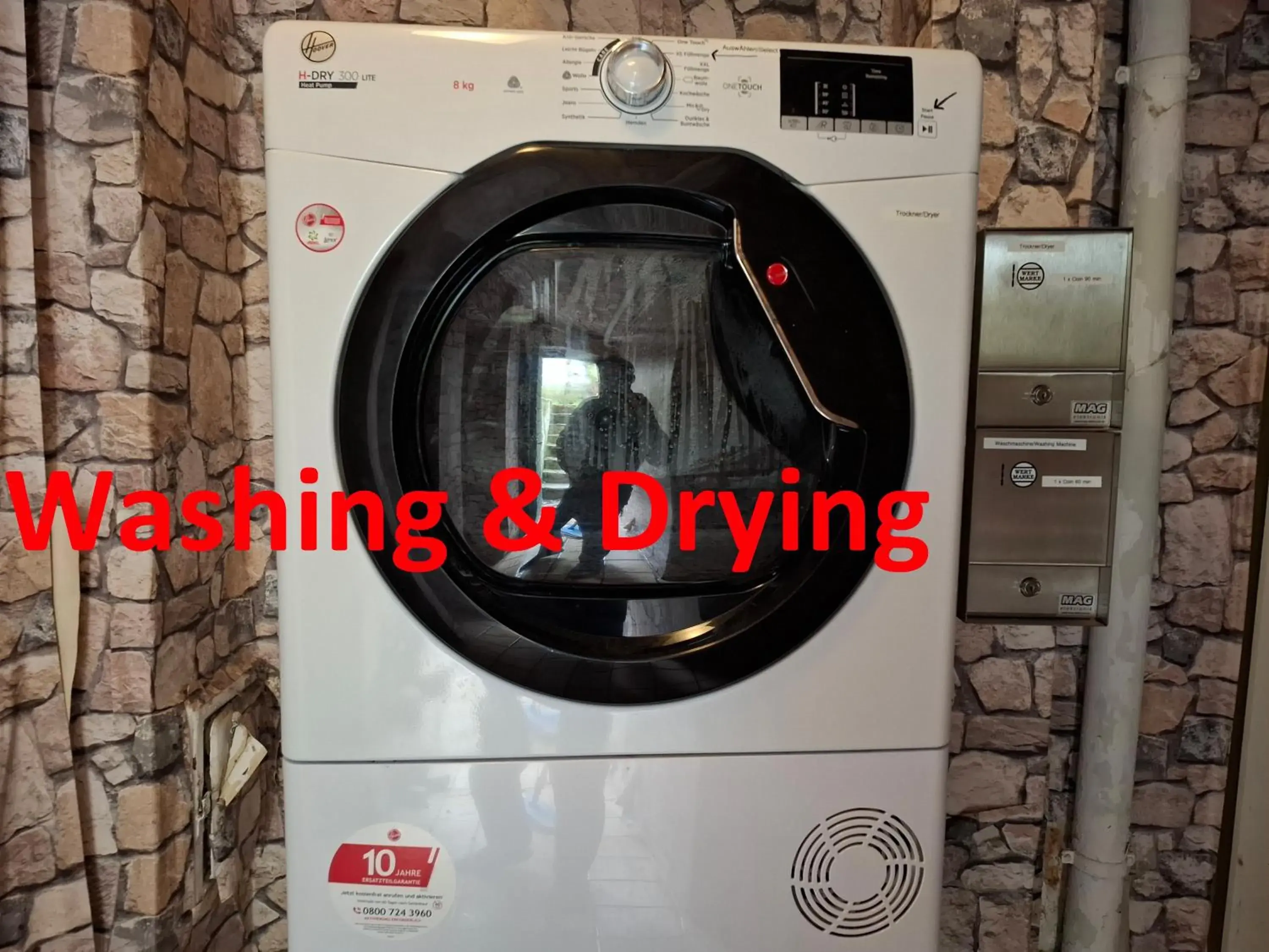 washing machine in Hostel Goslar washing machine in Hostel Goslar