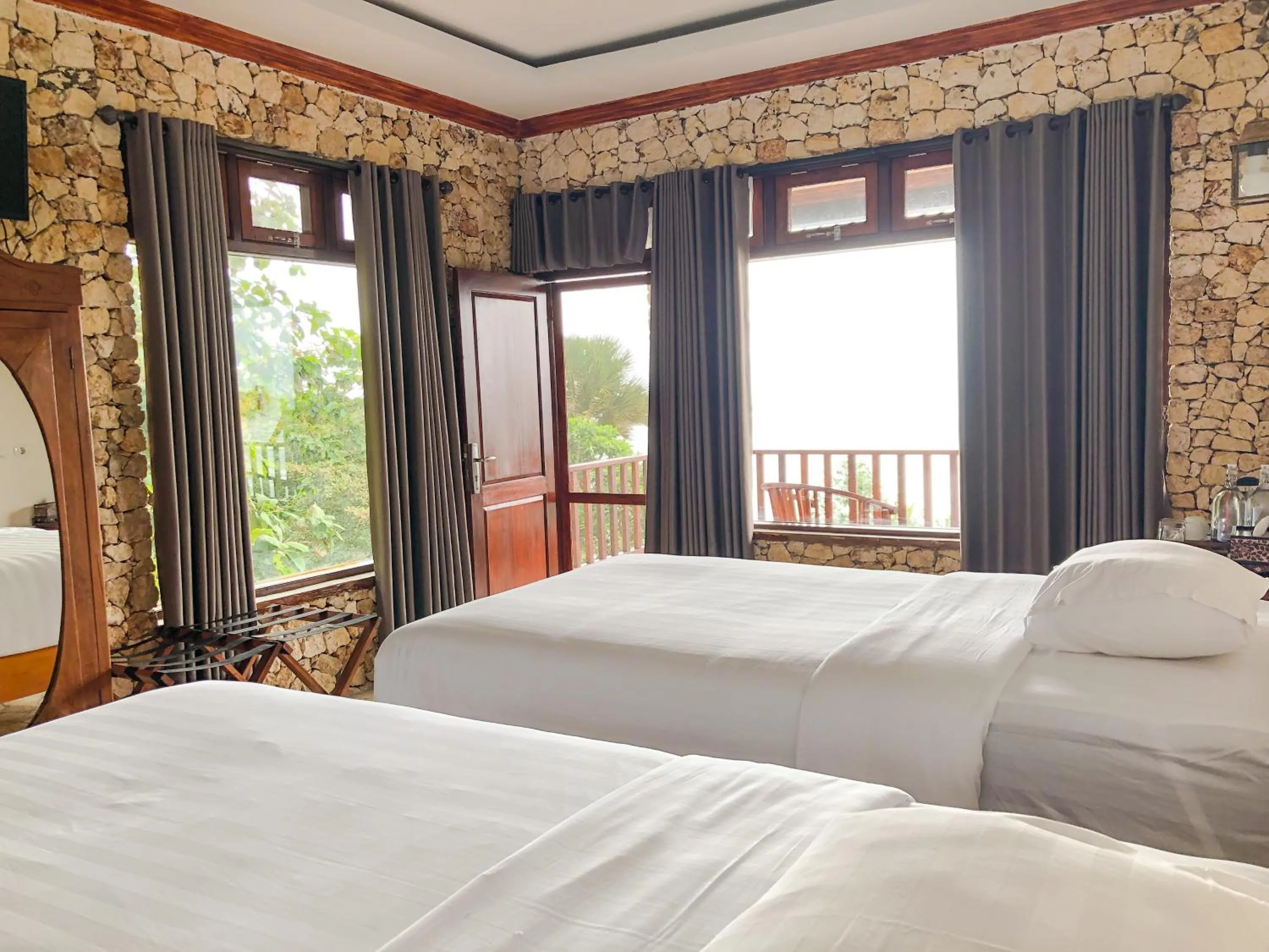 Bed in Edge Resort, Yogyakarta