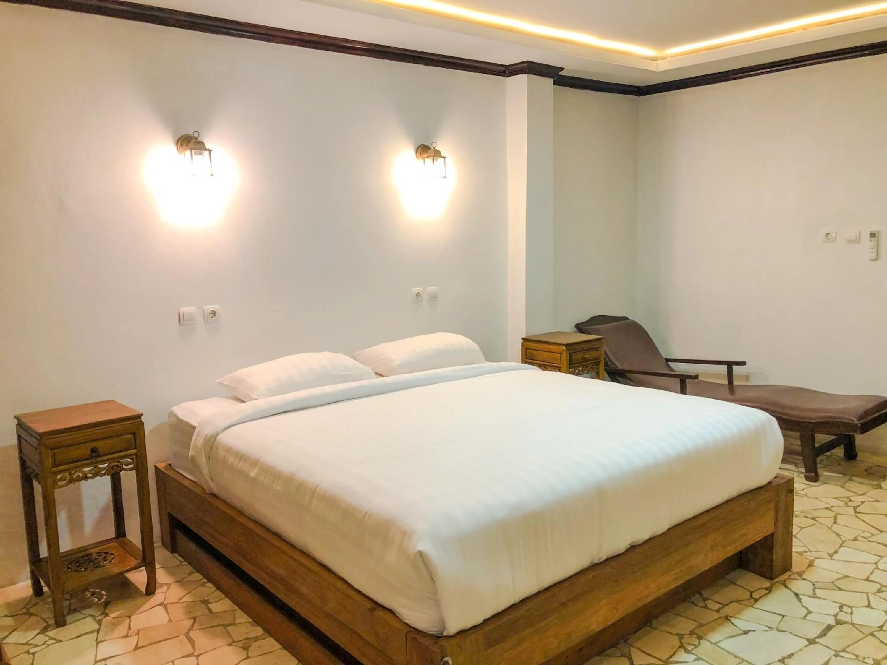Bed in Edge Resort, Yogyakarta