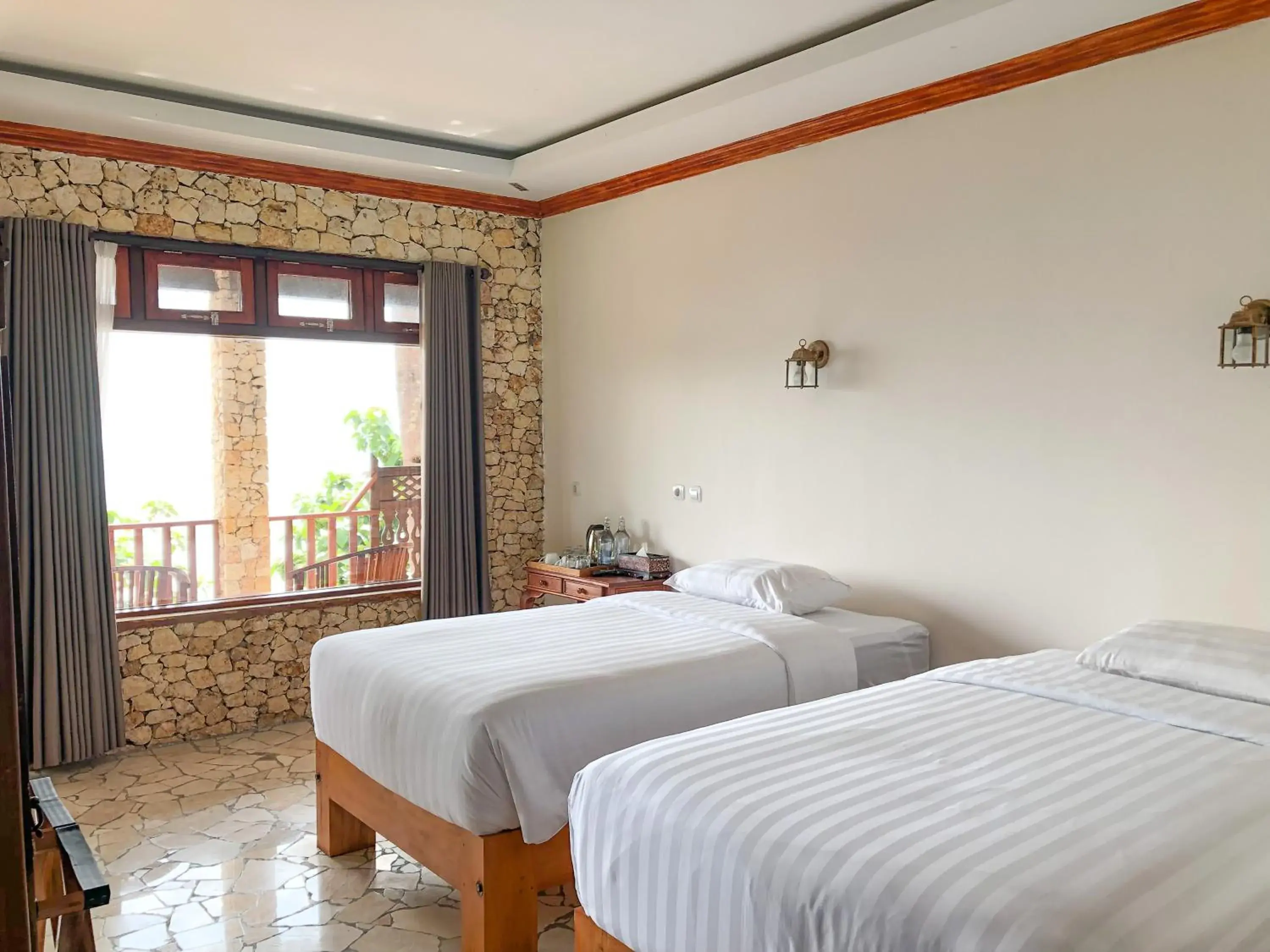 Bed in Edge Resort, Yogyakarta Bed in Edge Resort, Yogyakarta