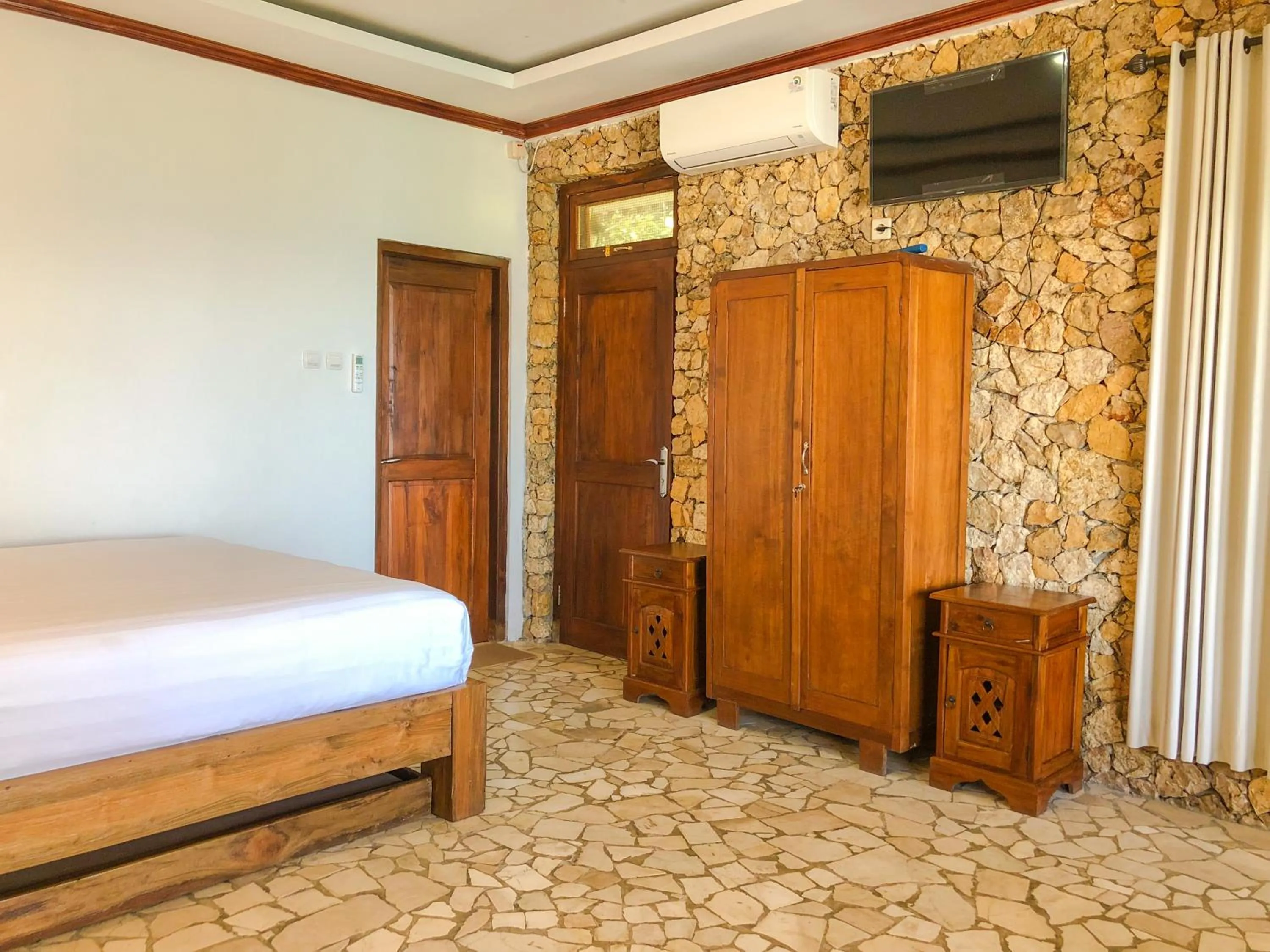 Bed in Edge Resort, Yogyakarta