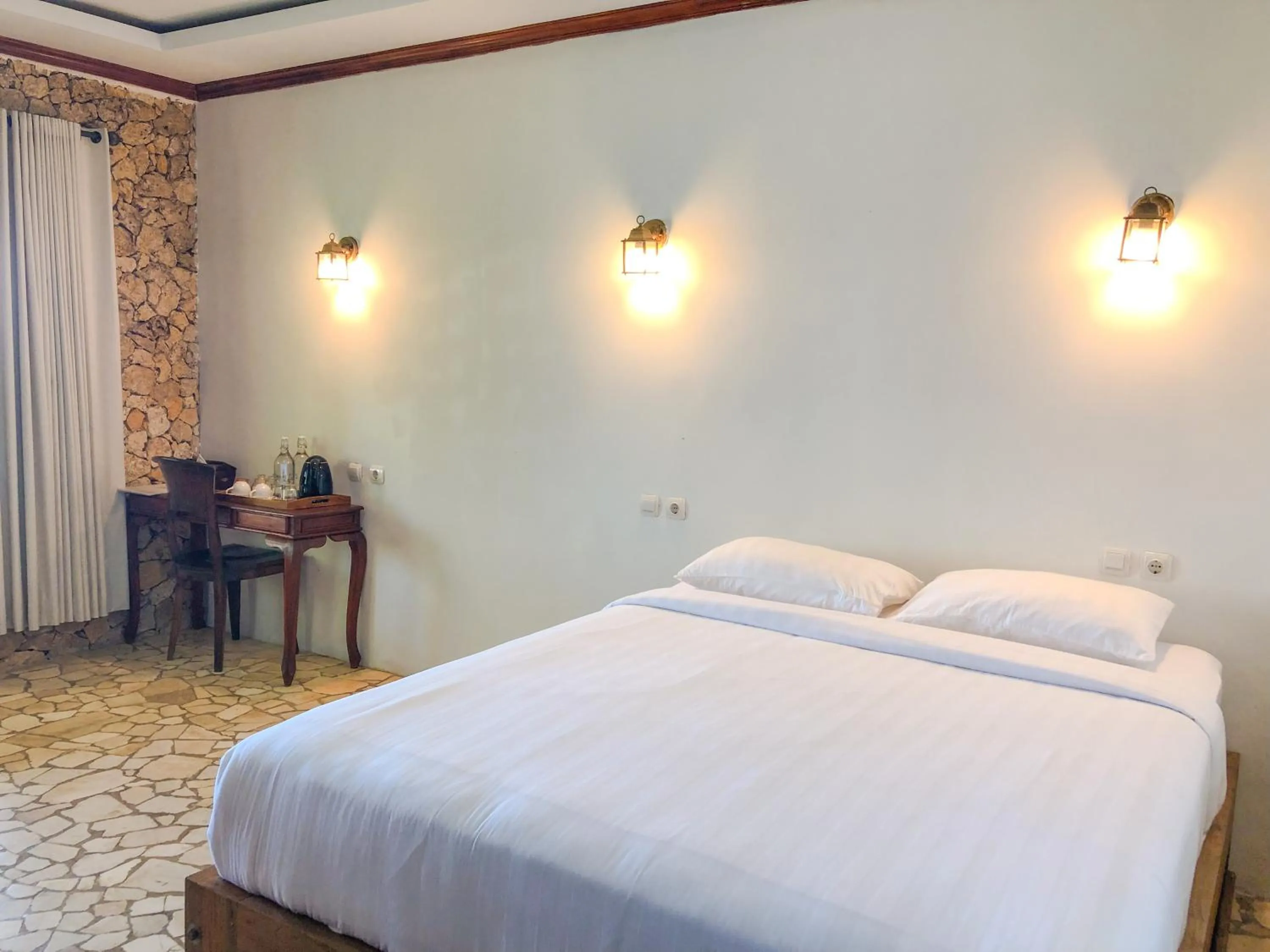 Bed in Edge Resort, Yogyakarta