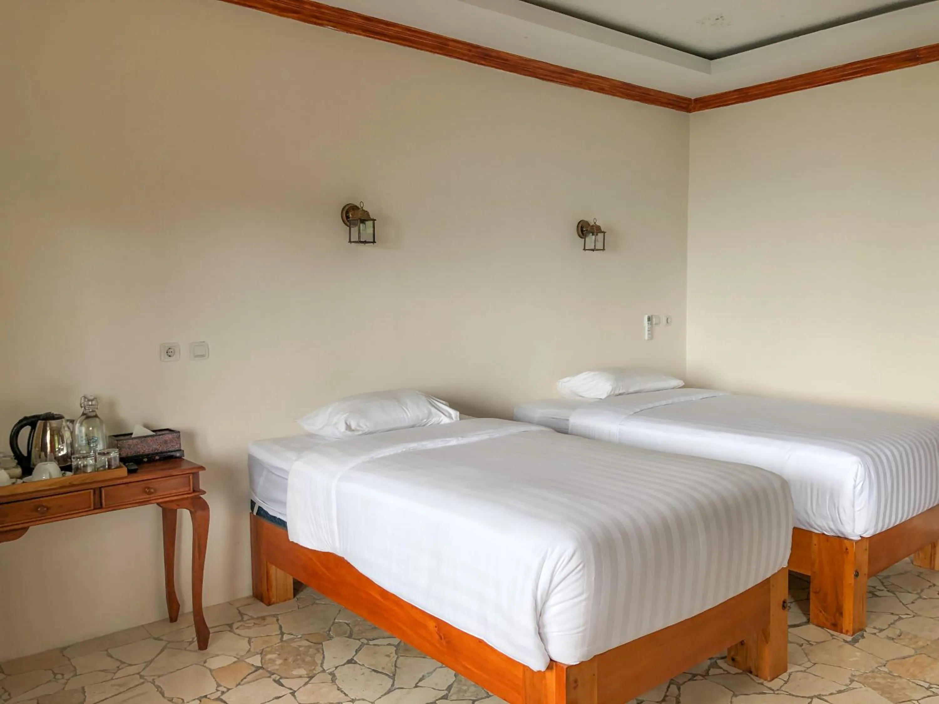 Bed in Edge Resort, Yogyakarta