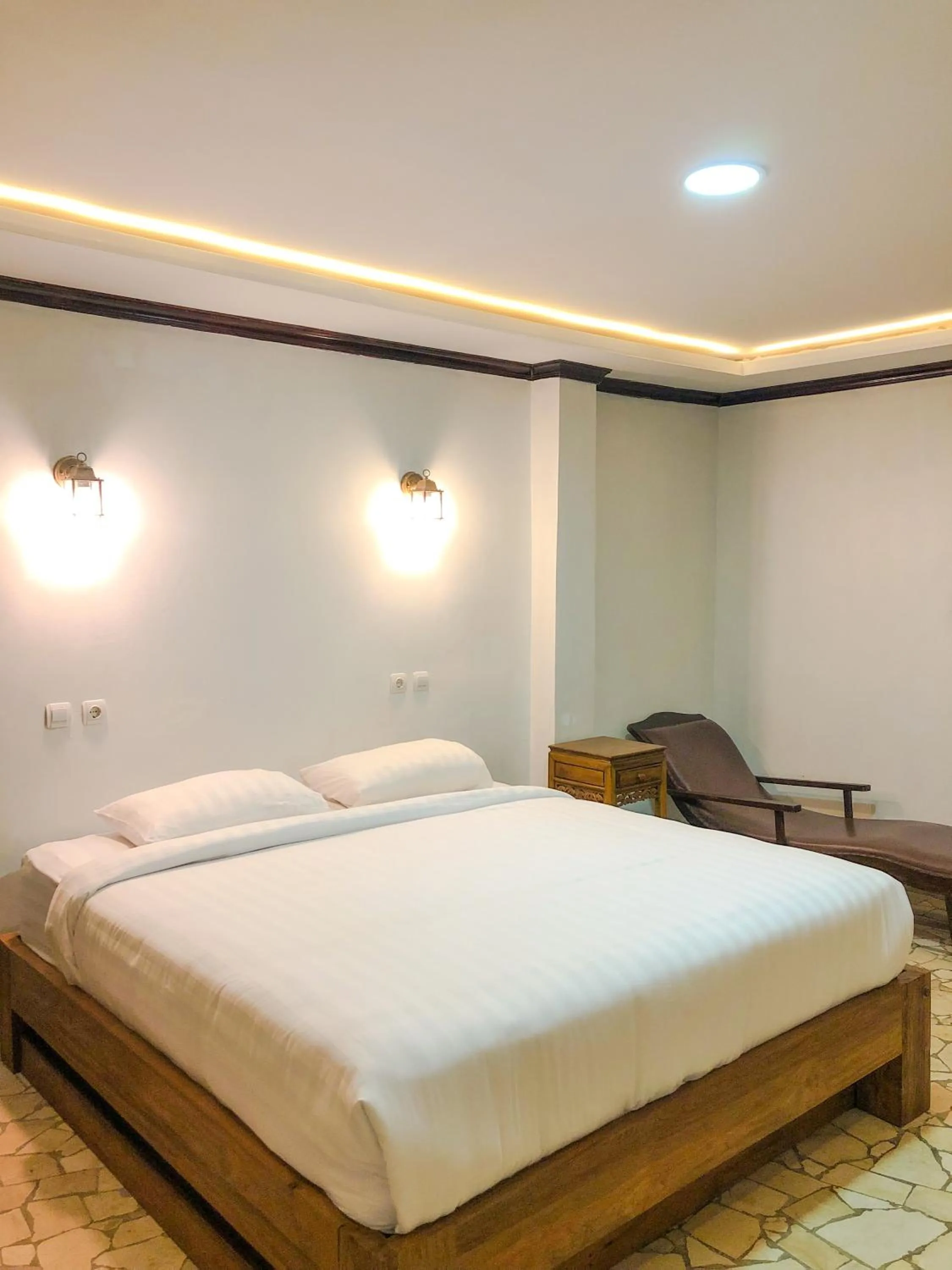 Bed in Edge Resort, Yogyakarta