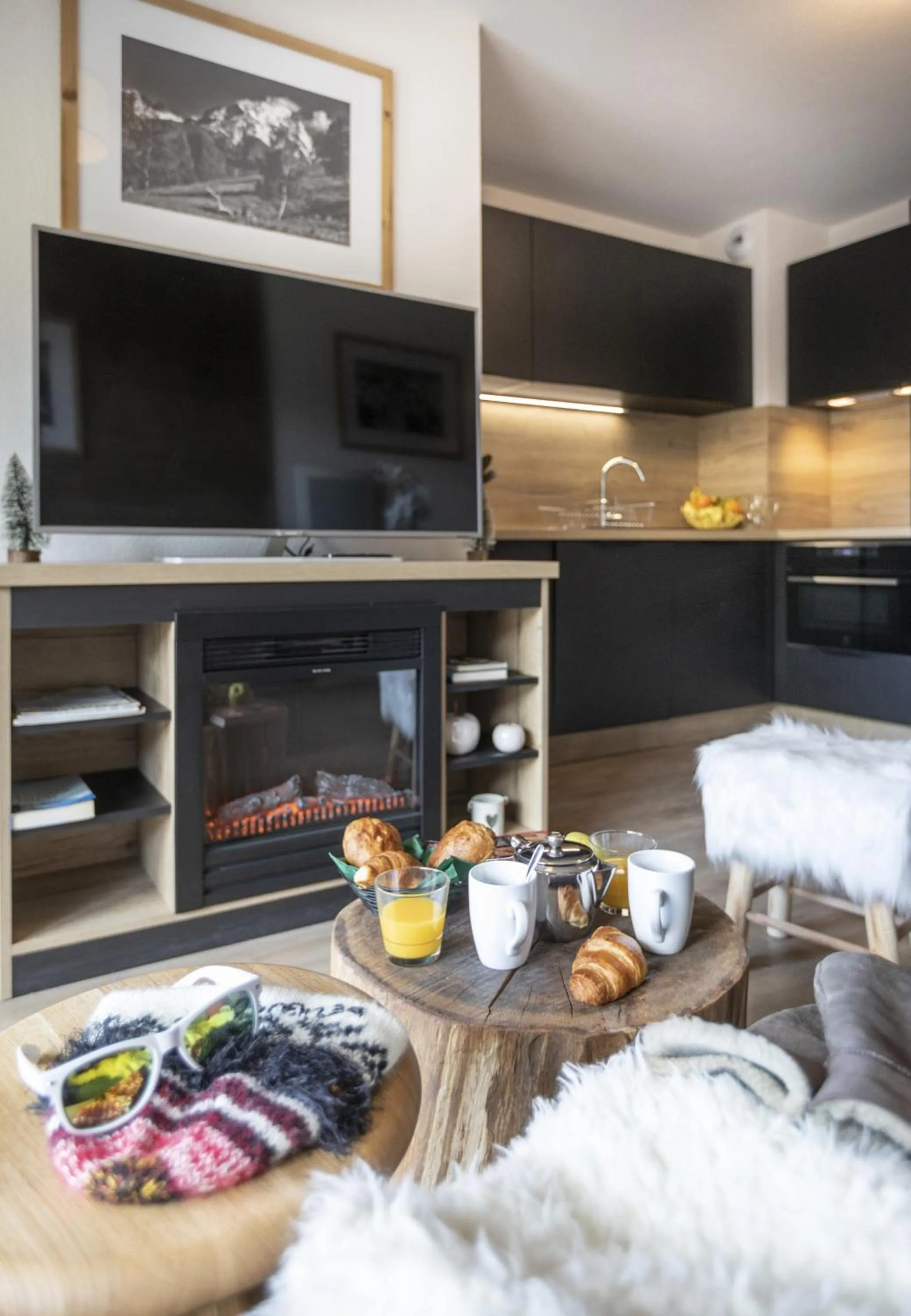 Living room in Résidence Club MMV Les Clarines