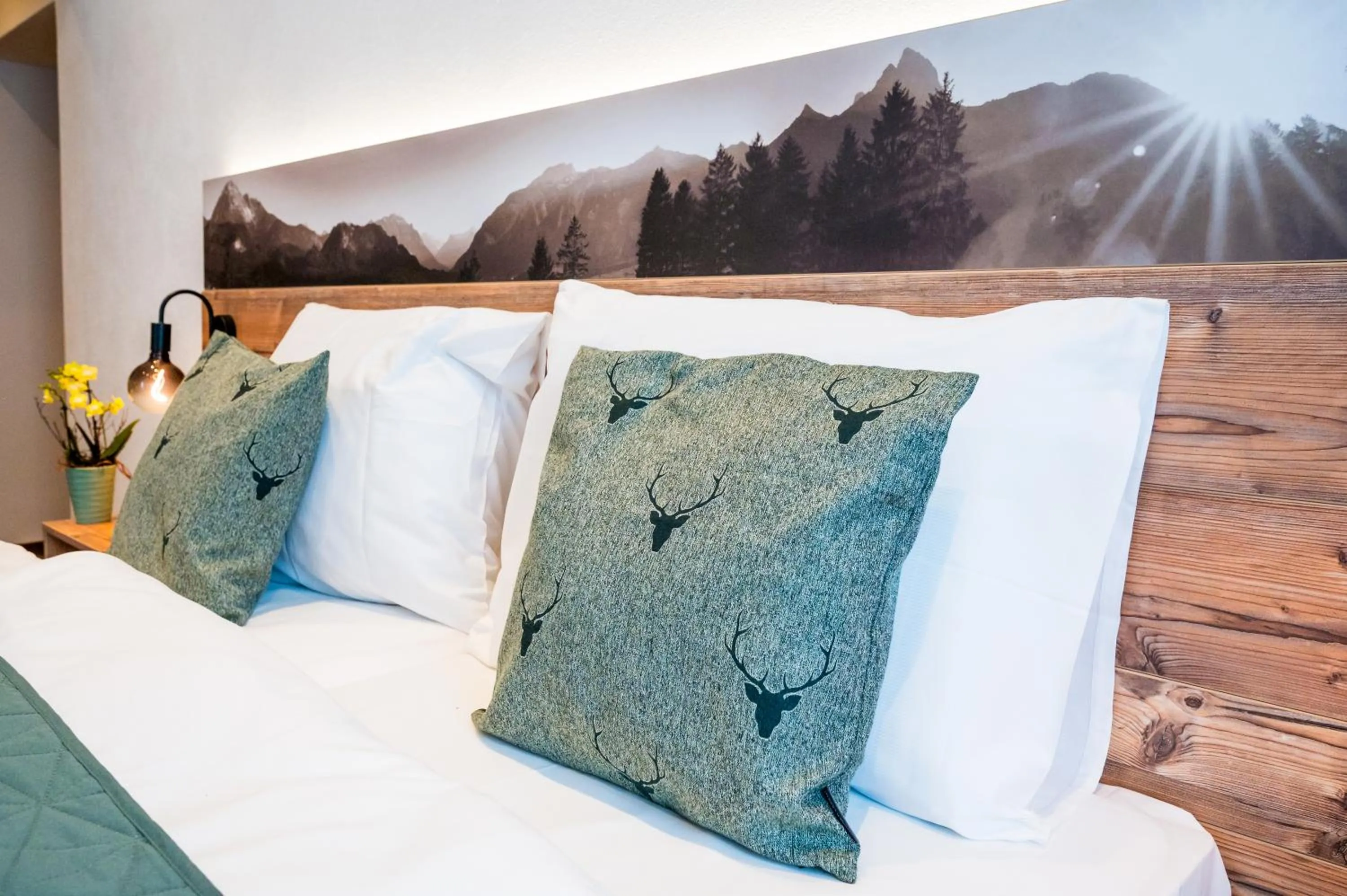 Bed in Hotel Wilder Mann