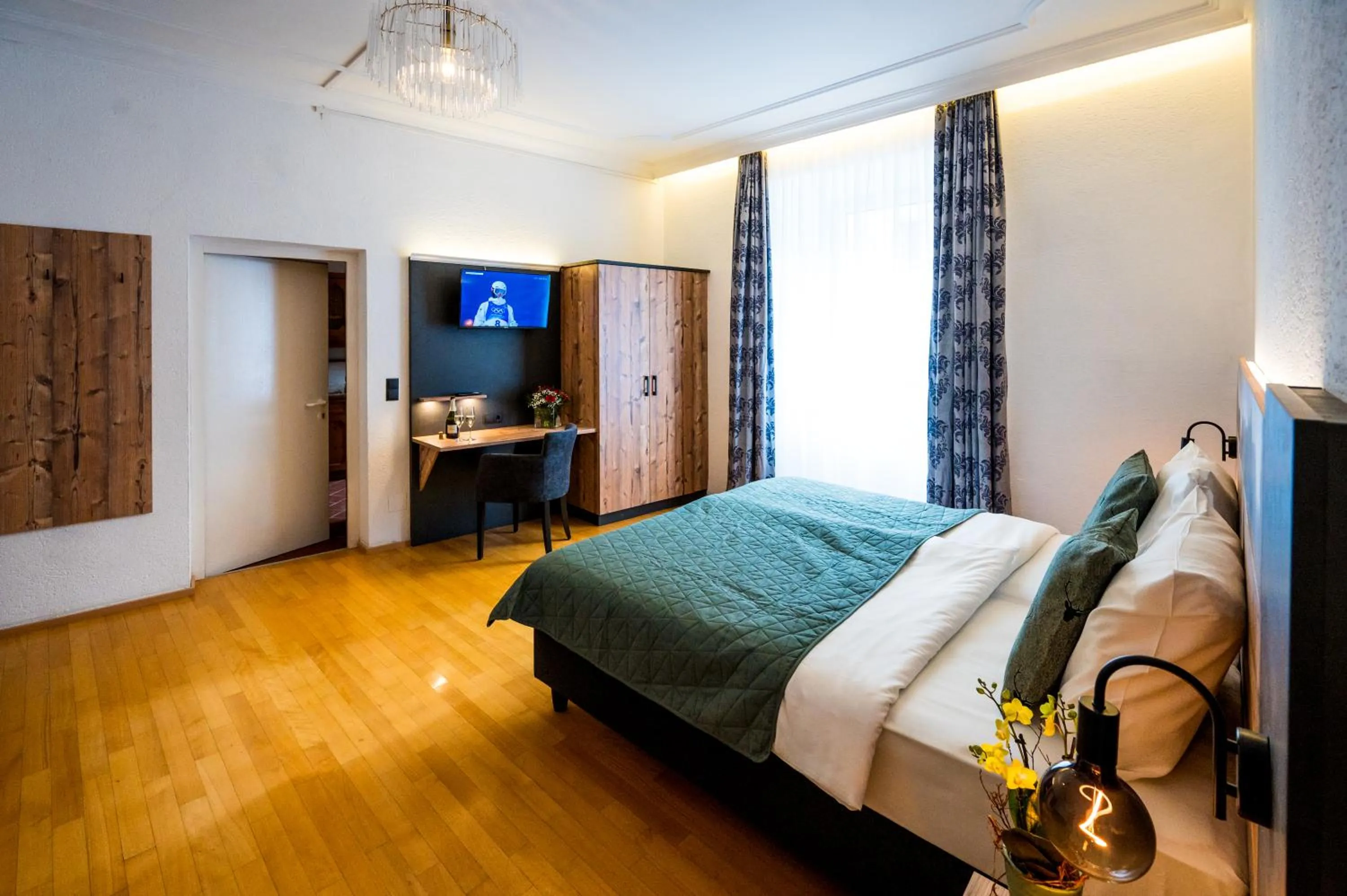 Bed in Hotel Wilder Mann