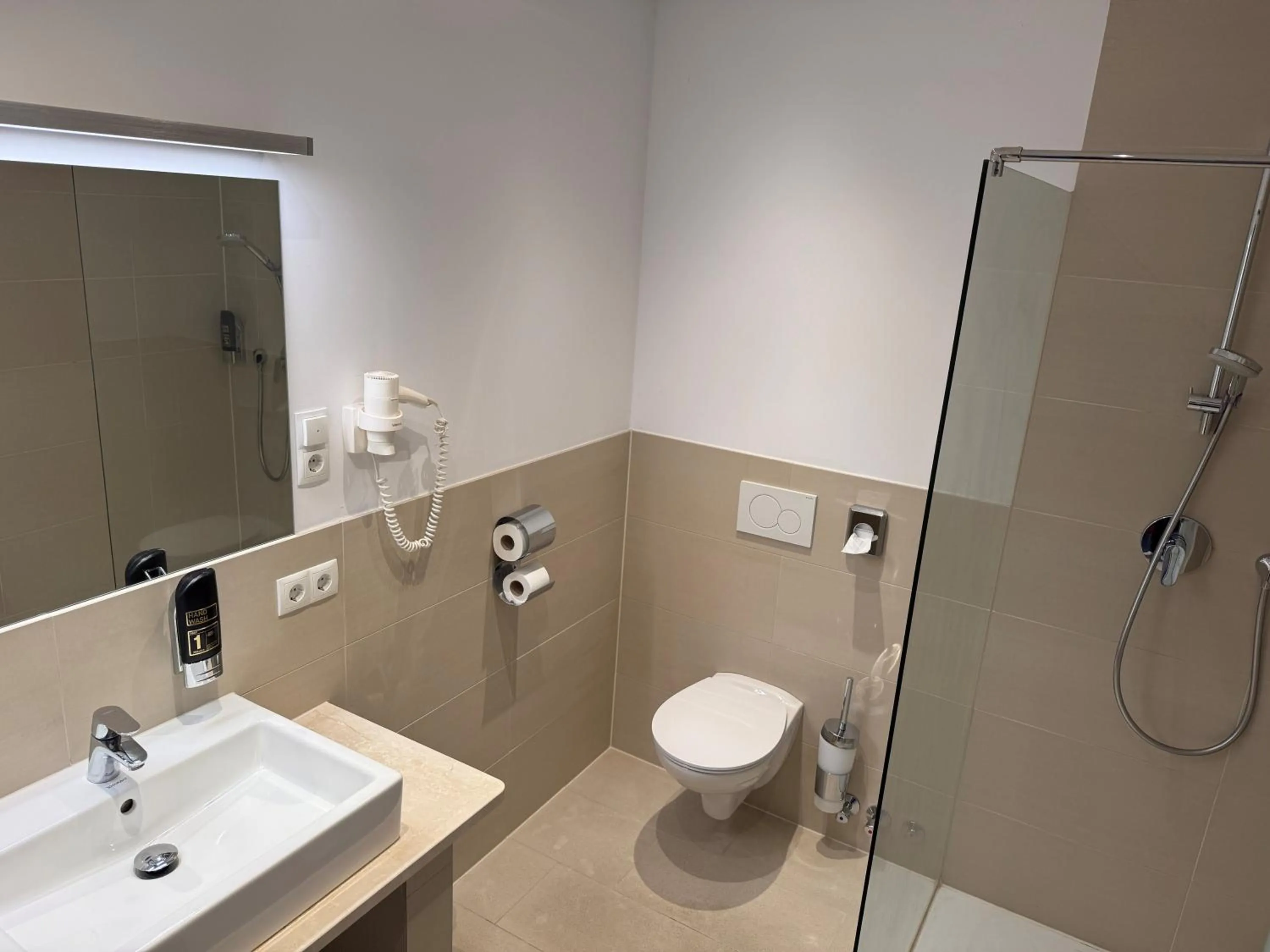 Bathroom in Hotel Wilder Mann