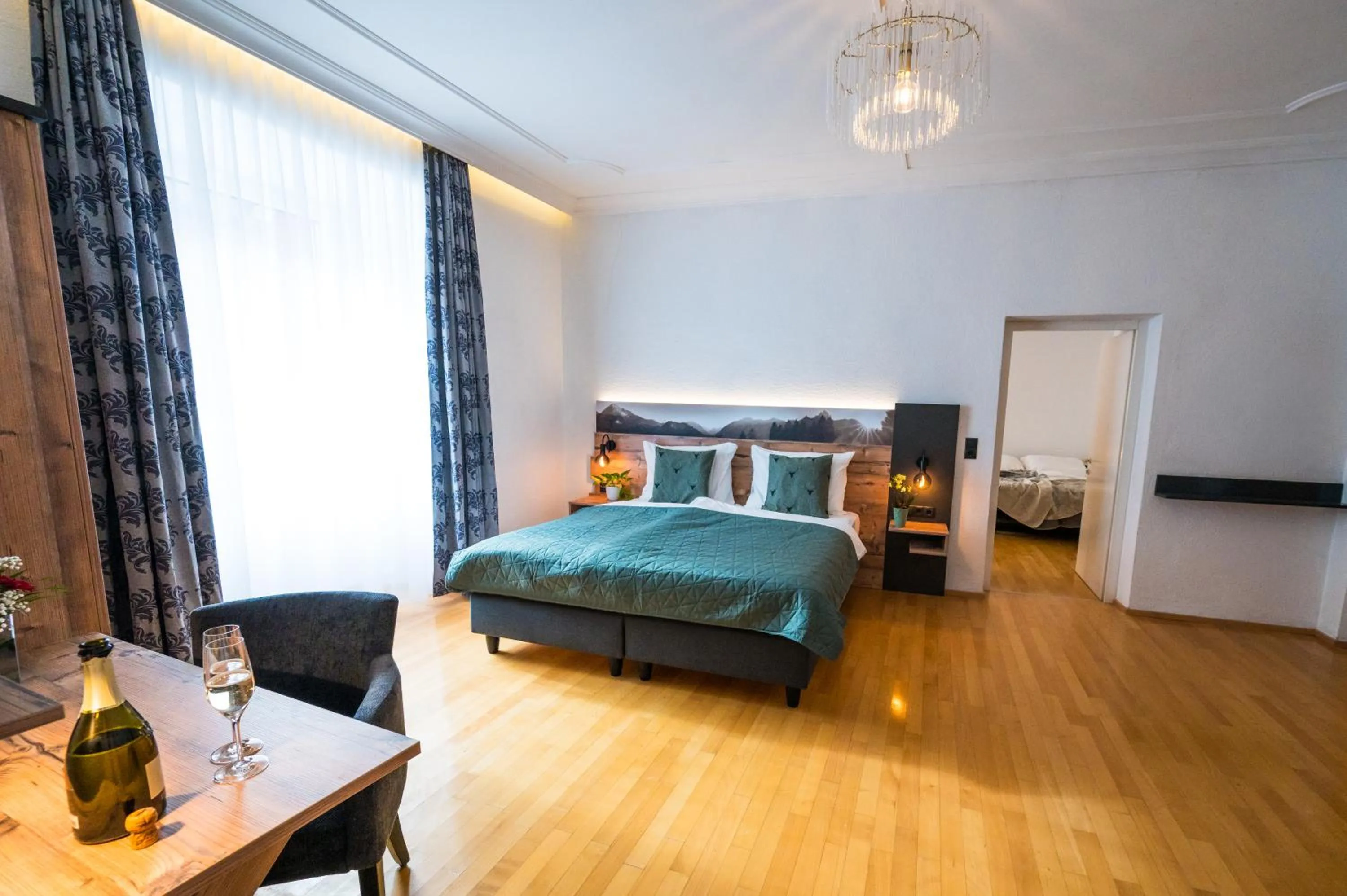 Bed in Hotel Wilder Mann