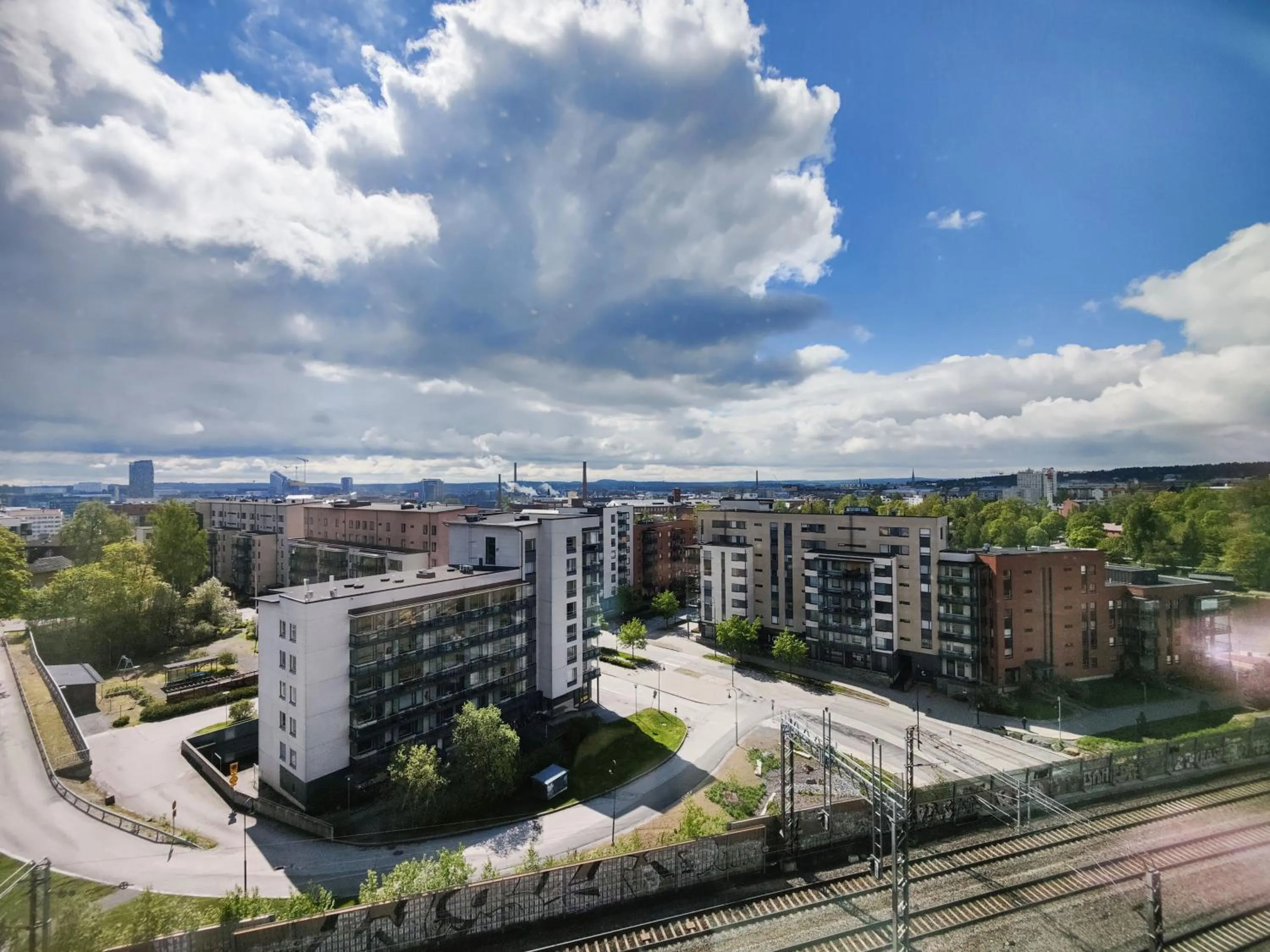 City view in "Kanava" - New 1BR Apartment with Sauna, Balcony & Views, Hosted by 2ndhomes