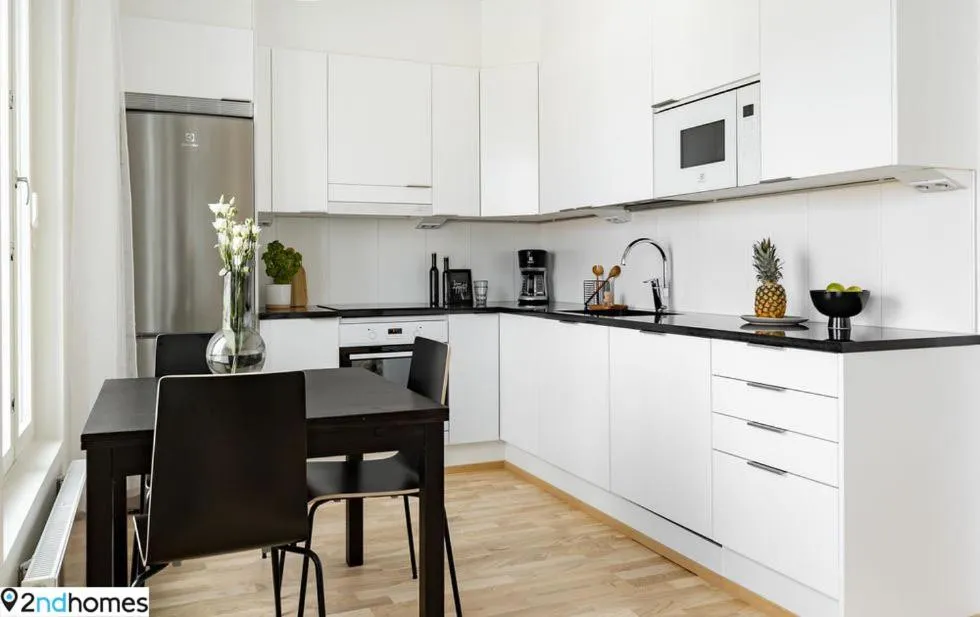 Kitchen or kitchenette in "Kanava" - New 1BR Apartment with Sauna, Balcony & Views, Hosted by 2ndhomes