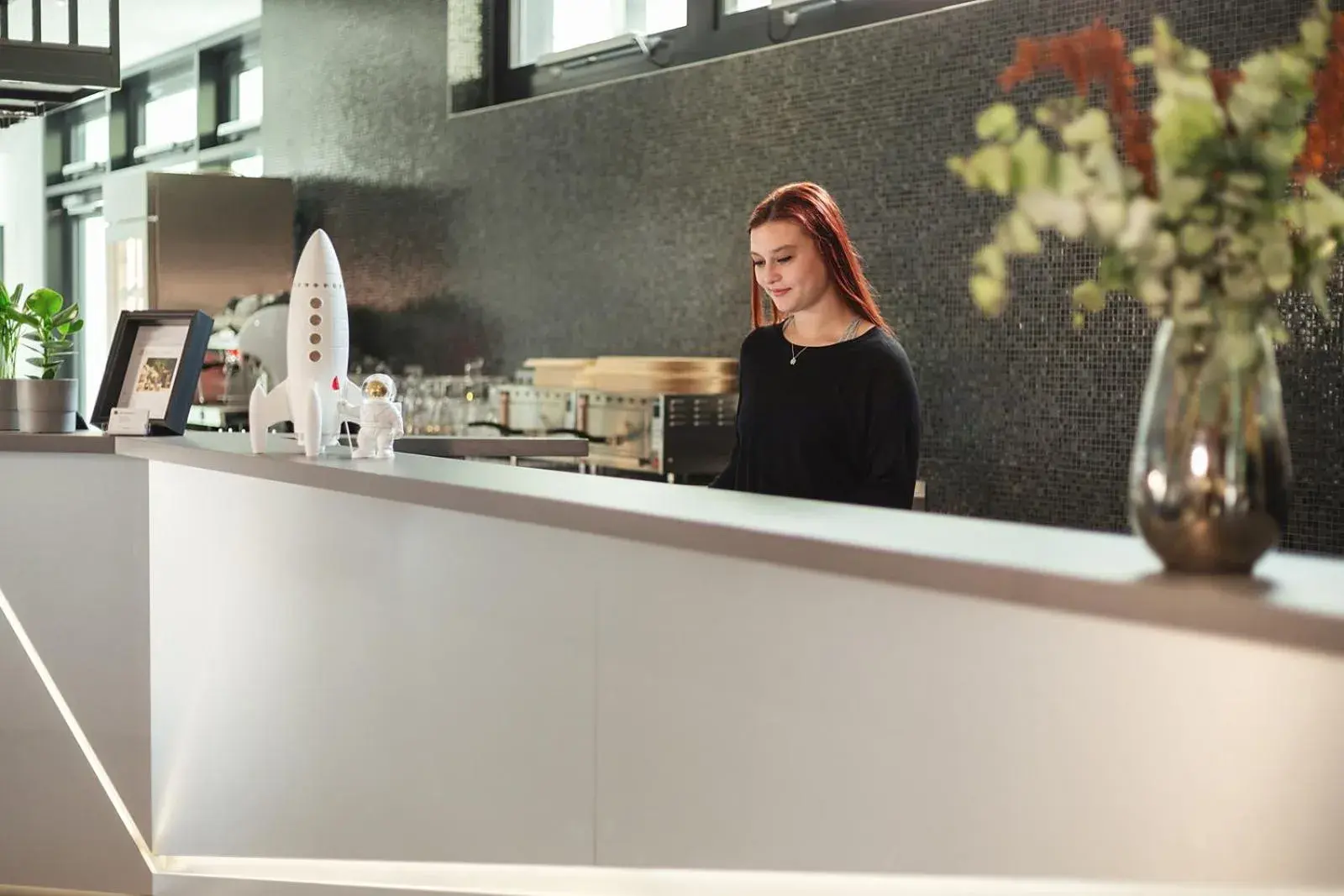 Lobby or reception in the niu Star Lobby or reception in the niu Star