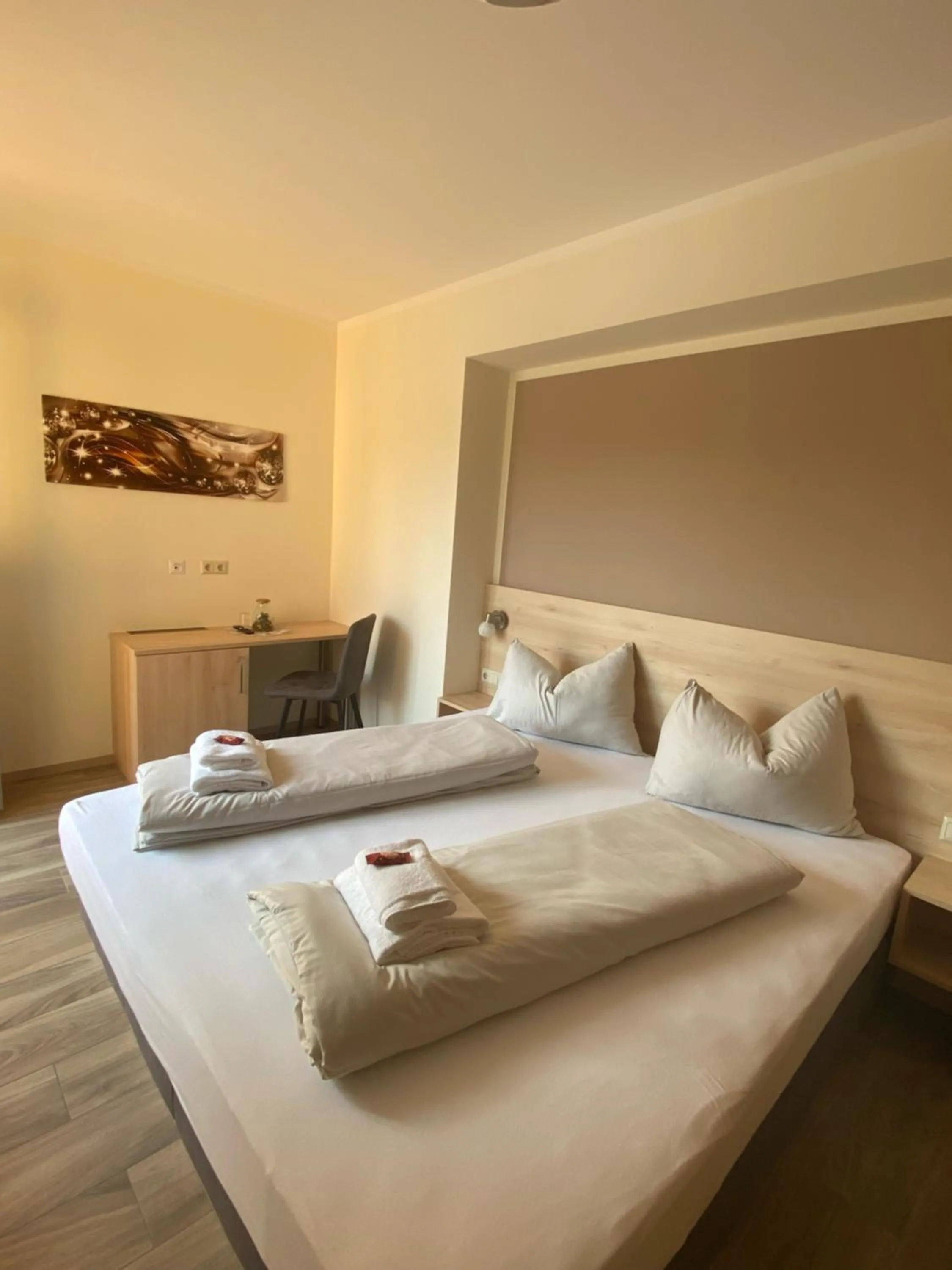 Photo of the whole room, Bed in Hotel Seestuben