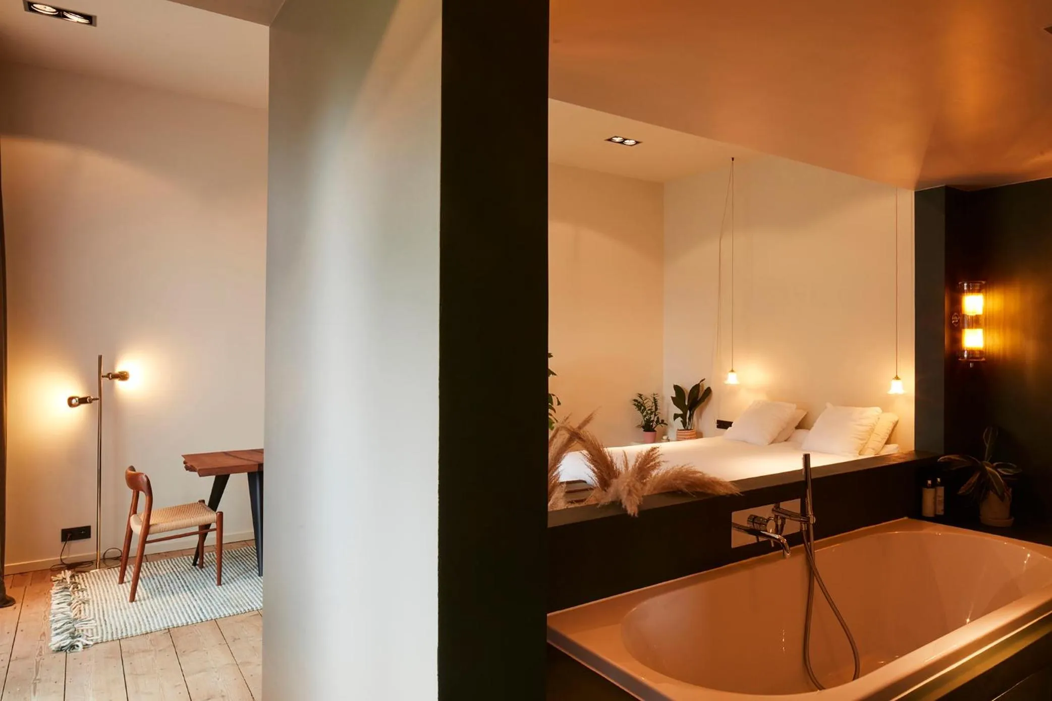 Bedroom, Bed in Chambre d'Amis by Alix