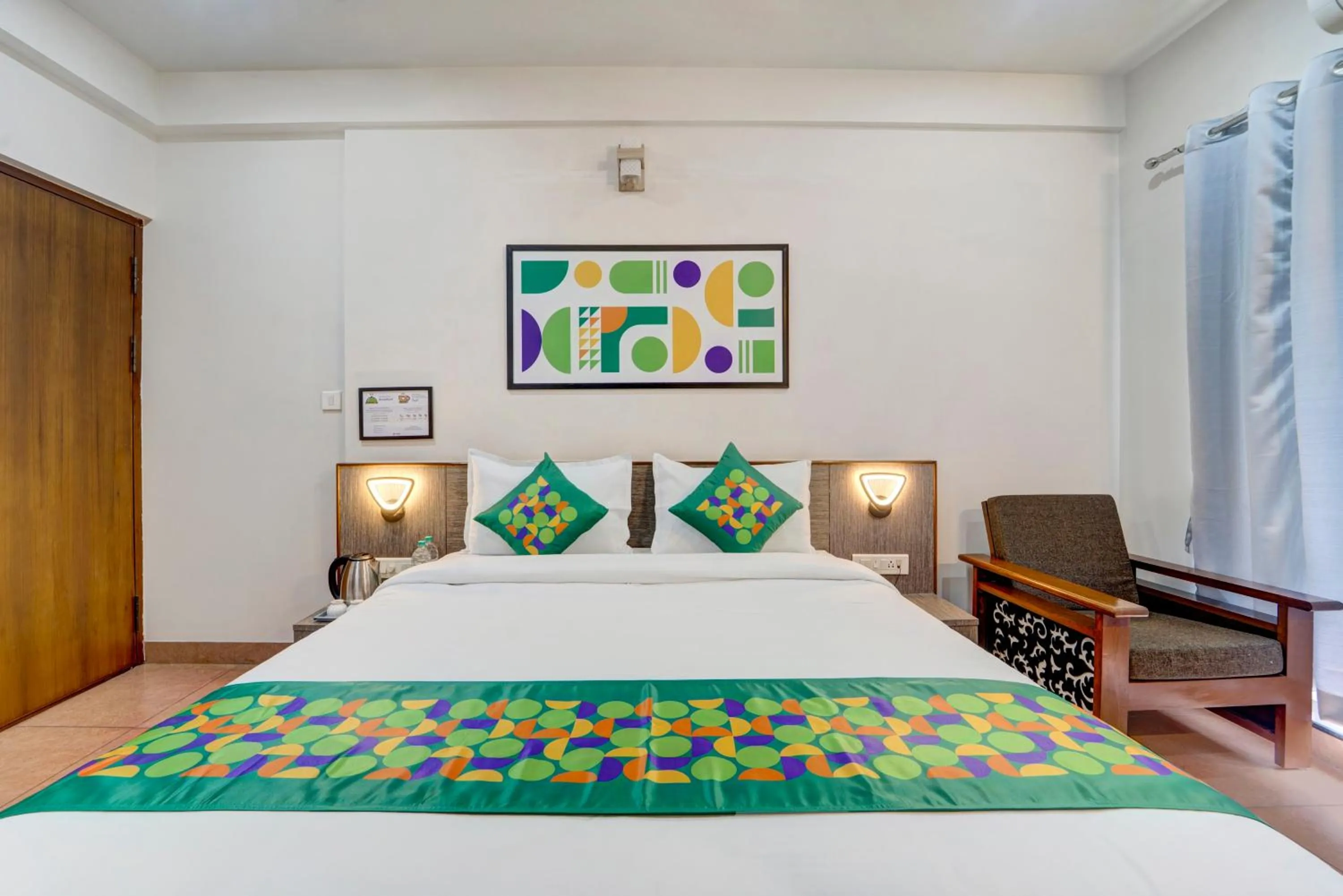 Bedroom, Bed in Treebo Pratham Inn, Manipal