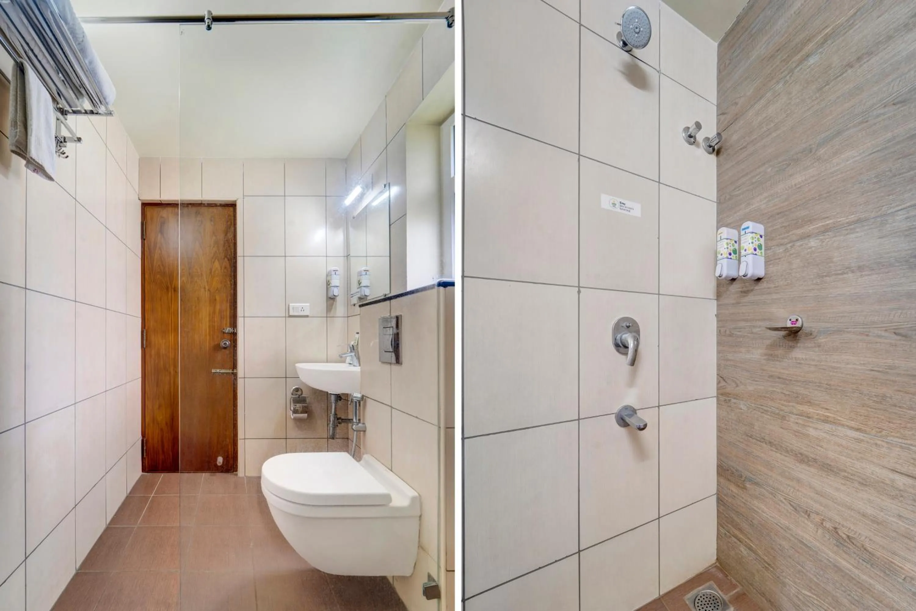 Bathroom in Treebo Pratham Inn, Manipal