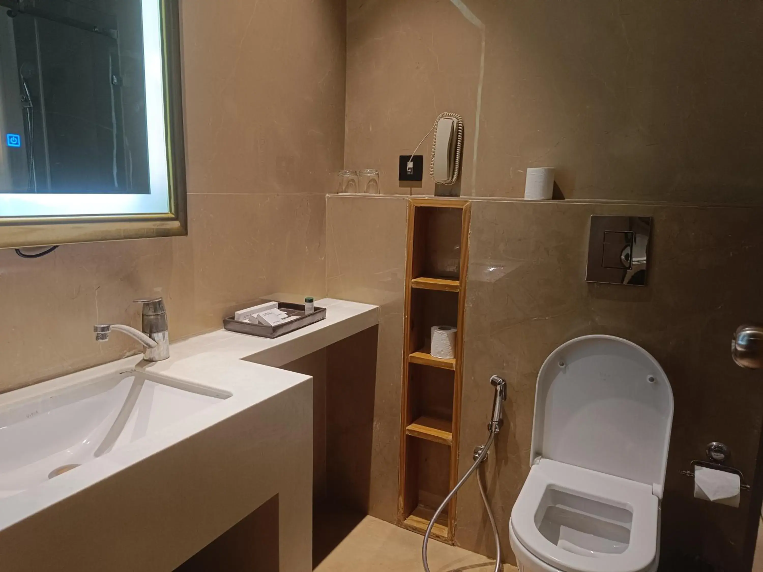 Bathroom in Udman Hotel Greater Noida Bathroom in Udman Hotel Greater Noida