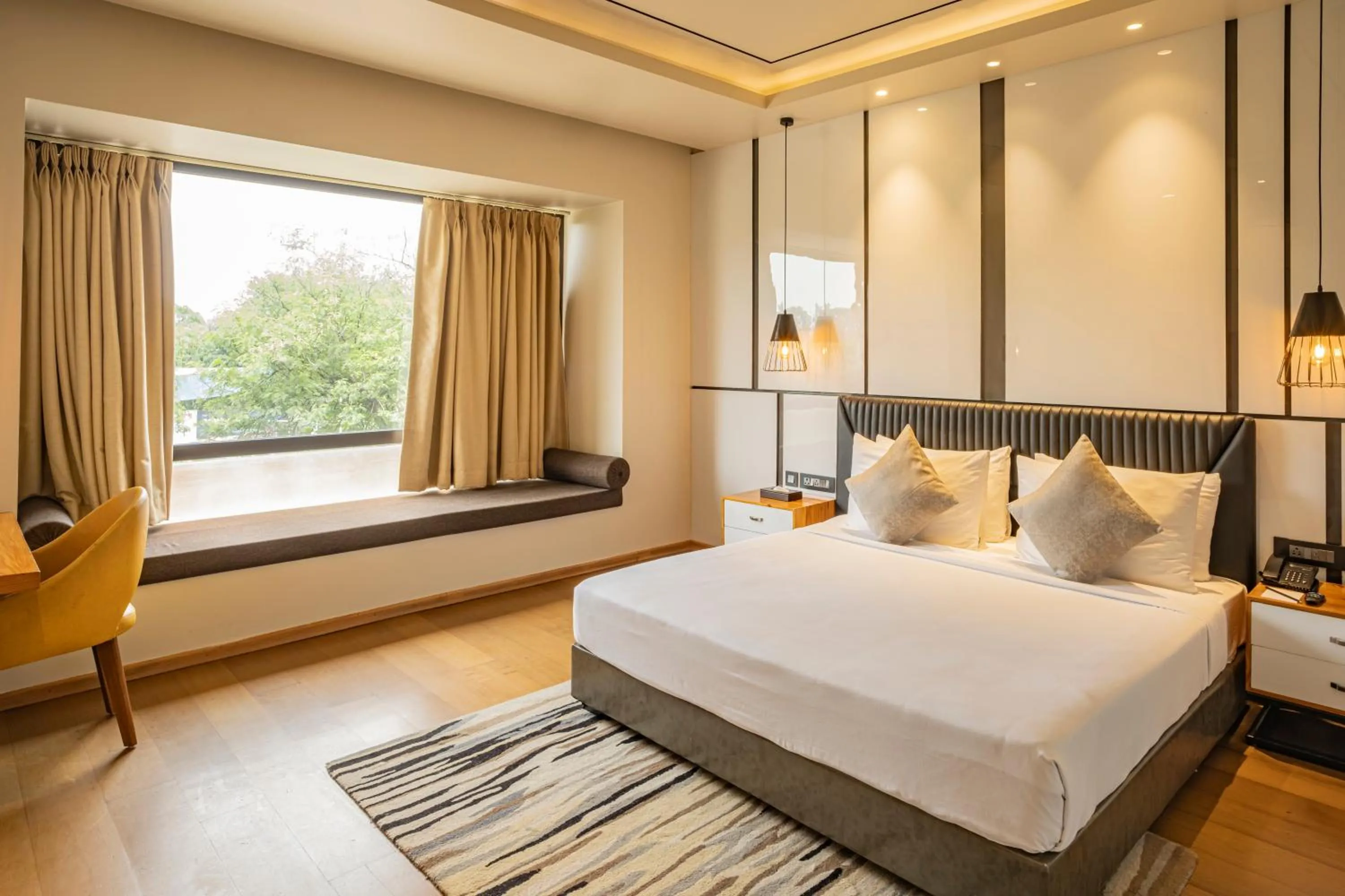 Bed in Udman Hotel Greater Noida