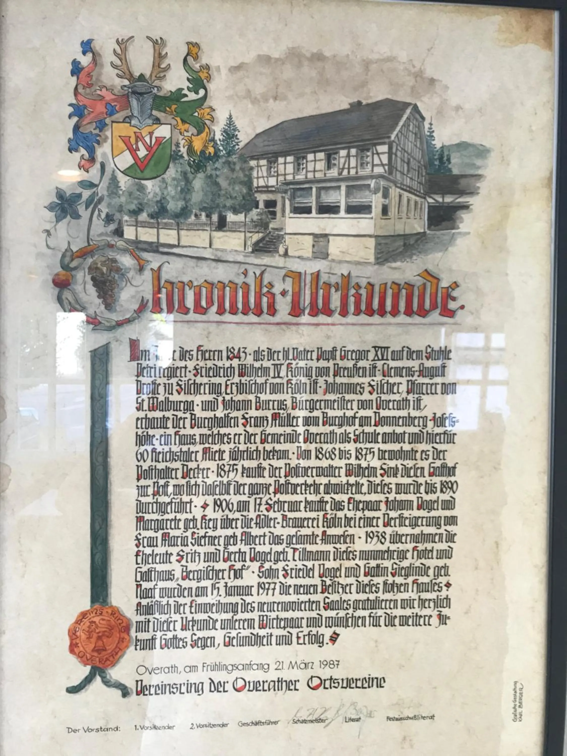 Property logo or sign in Bergischer Hof