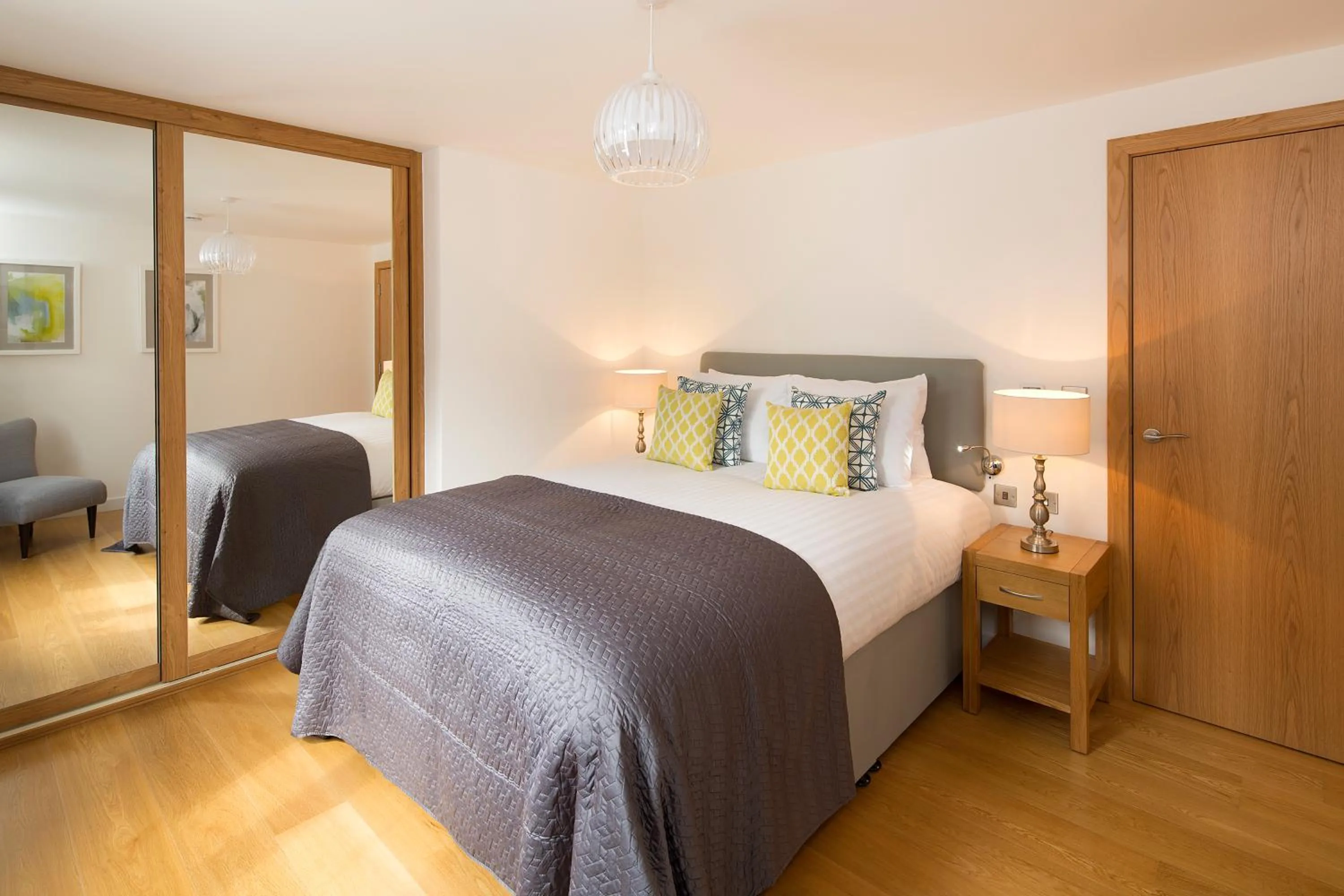 Bed in Cambric by Aeria Apartments