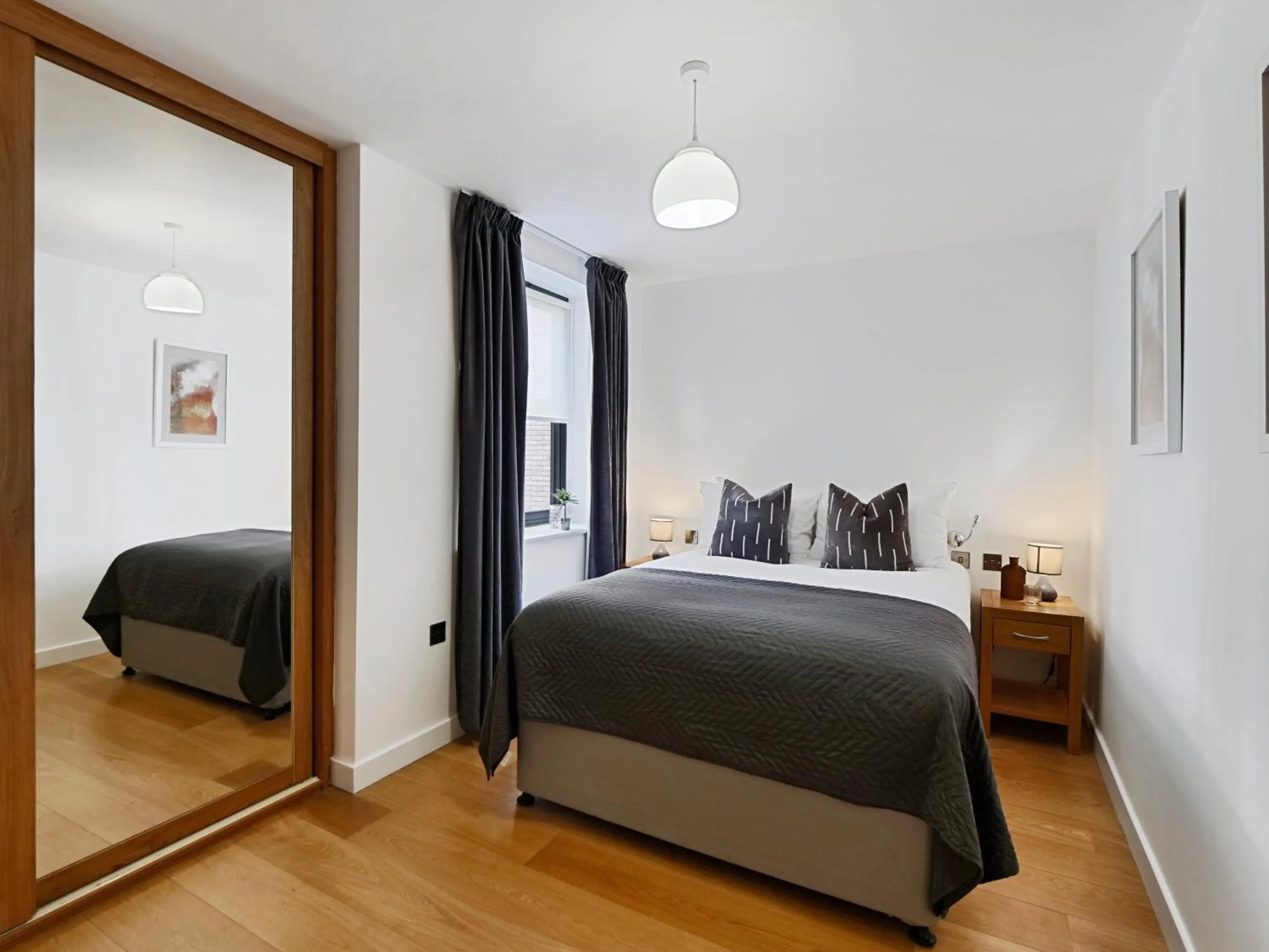 Bed in Cambric by Aeria Apartments