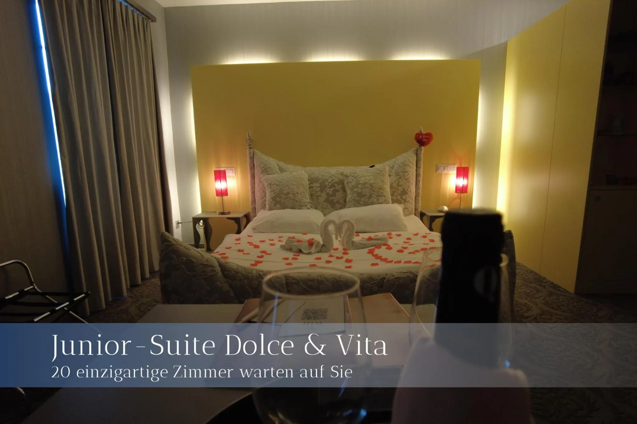 Bed in Hotel Herberge