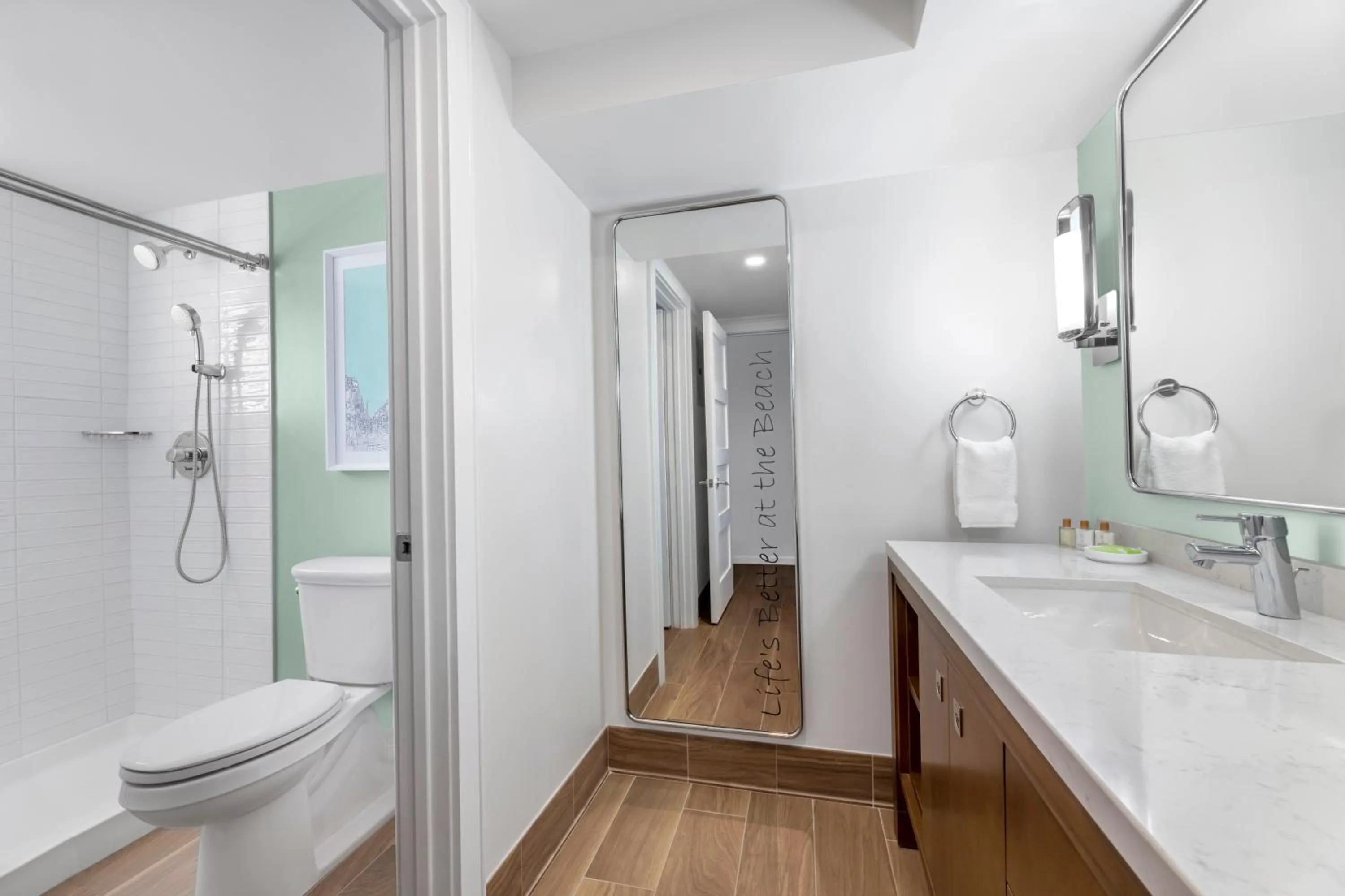 Bathroom in Elysian Beach Resort
