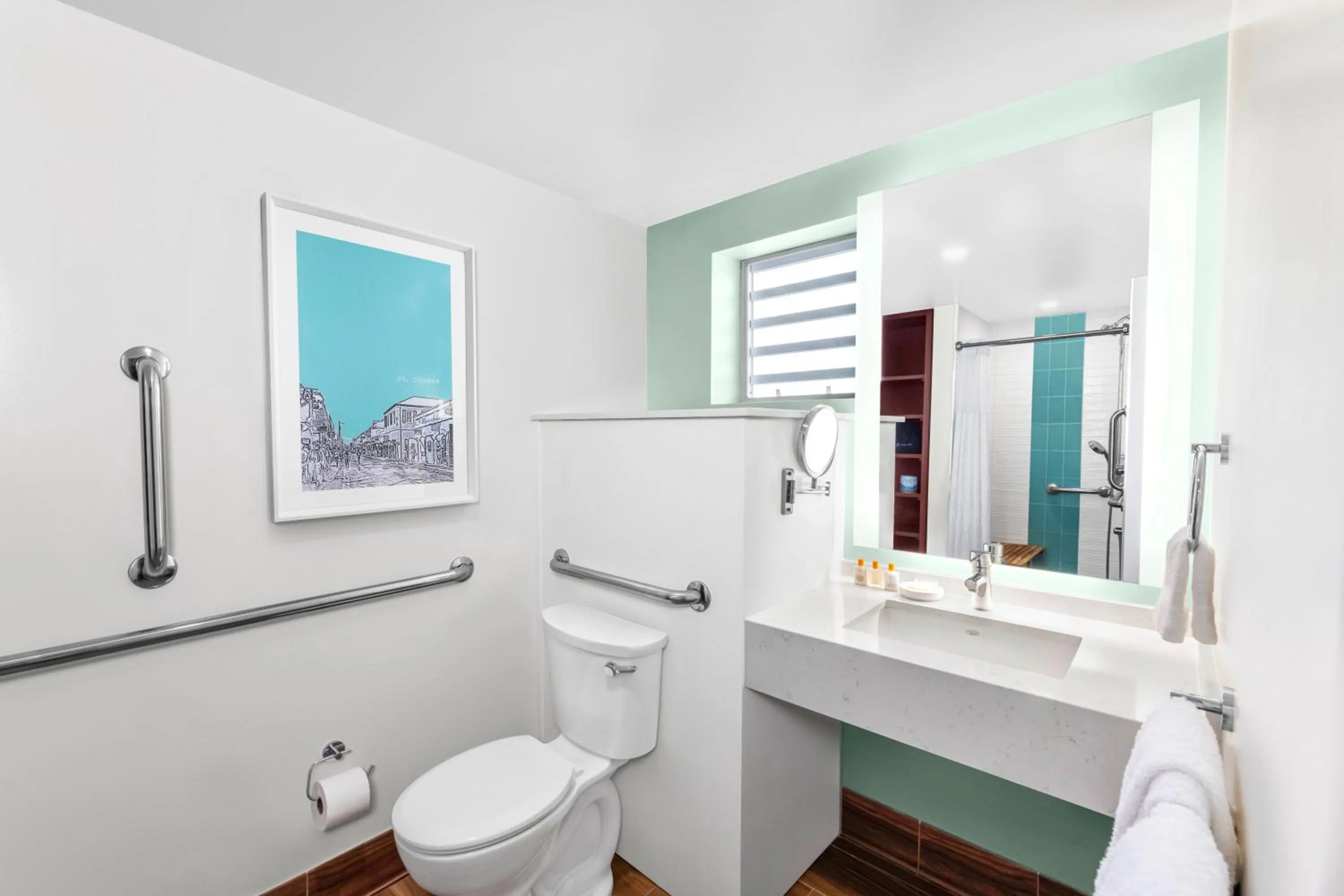 Bathroom in Elysian Beach Resort