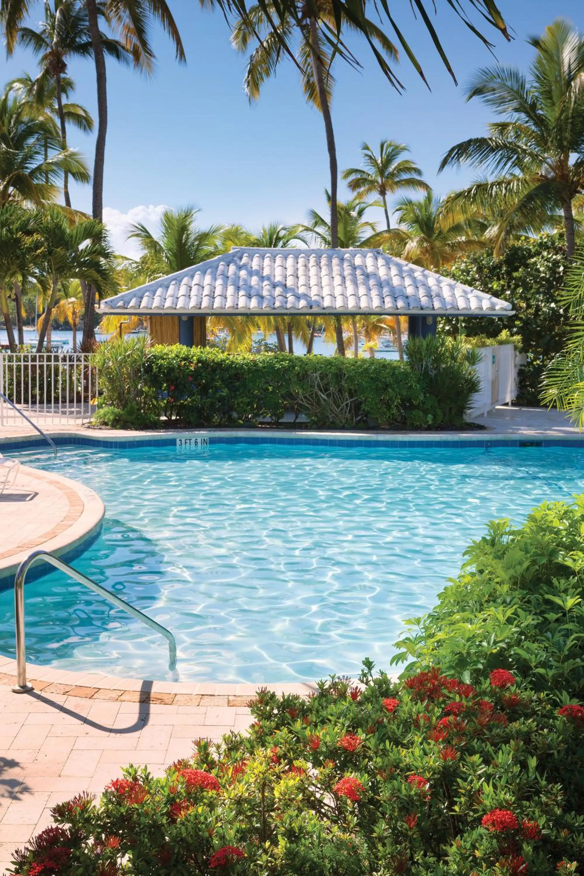 Swimming pool in Elysian Beach Resort
