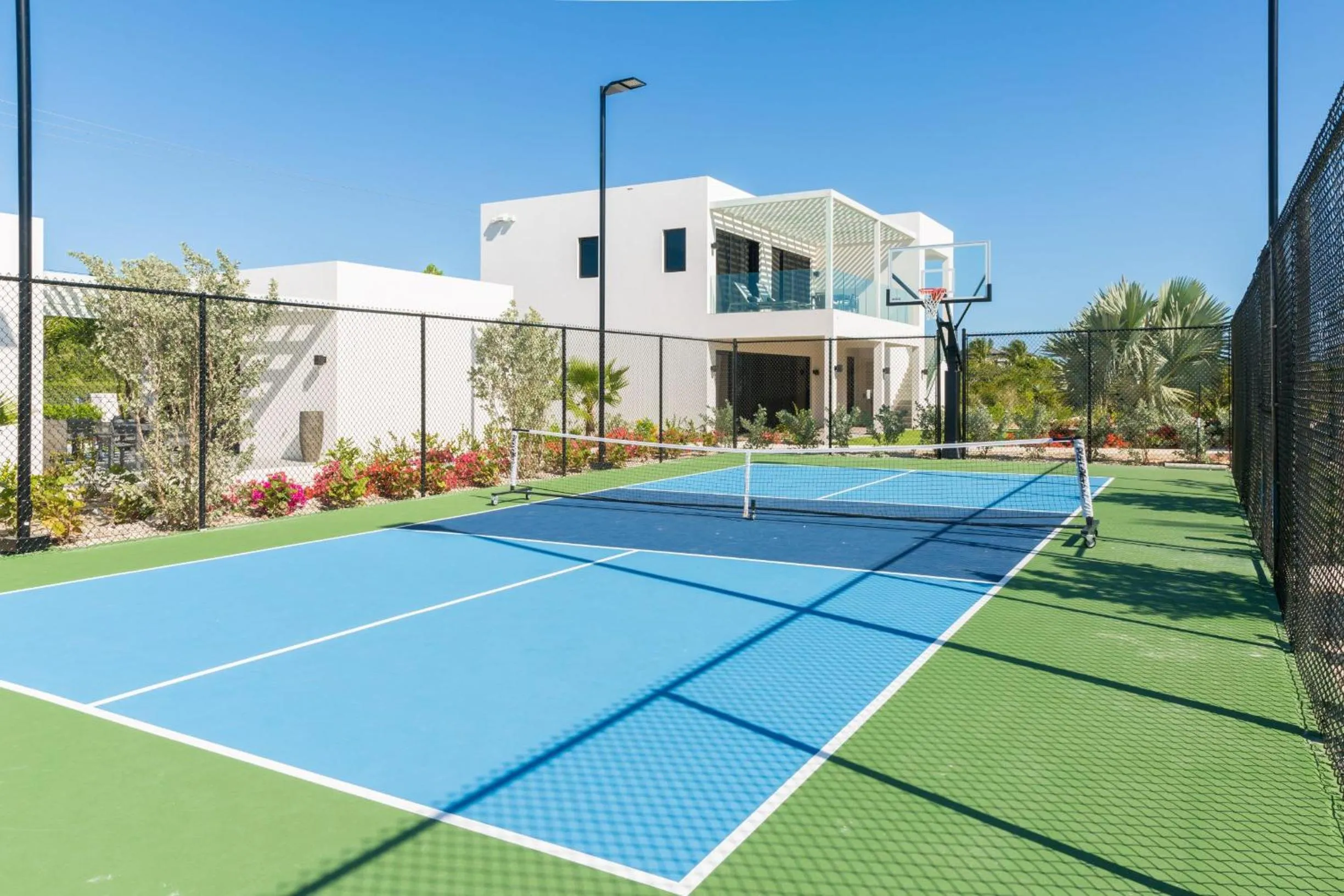 Tennis court in H2O life style resort