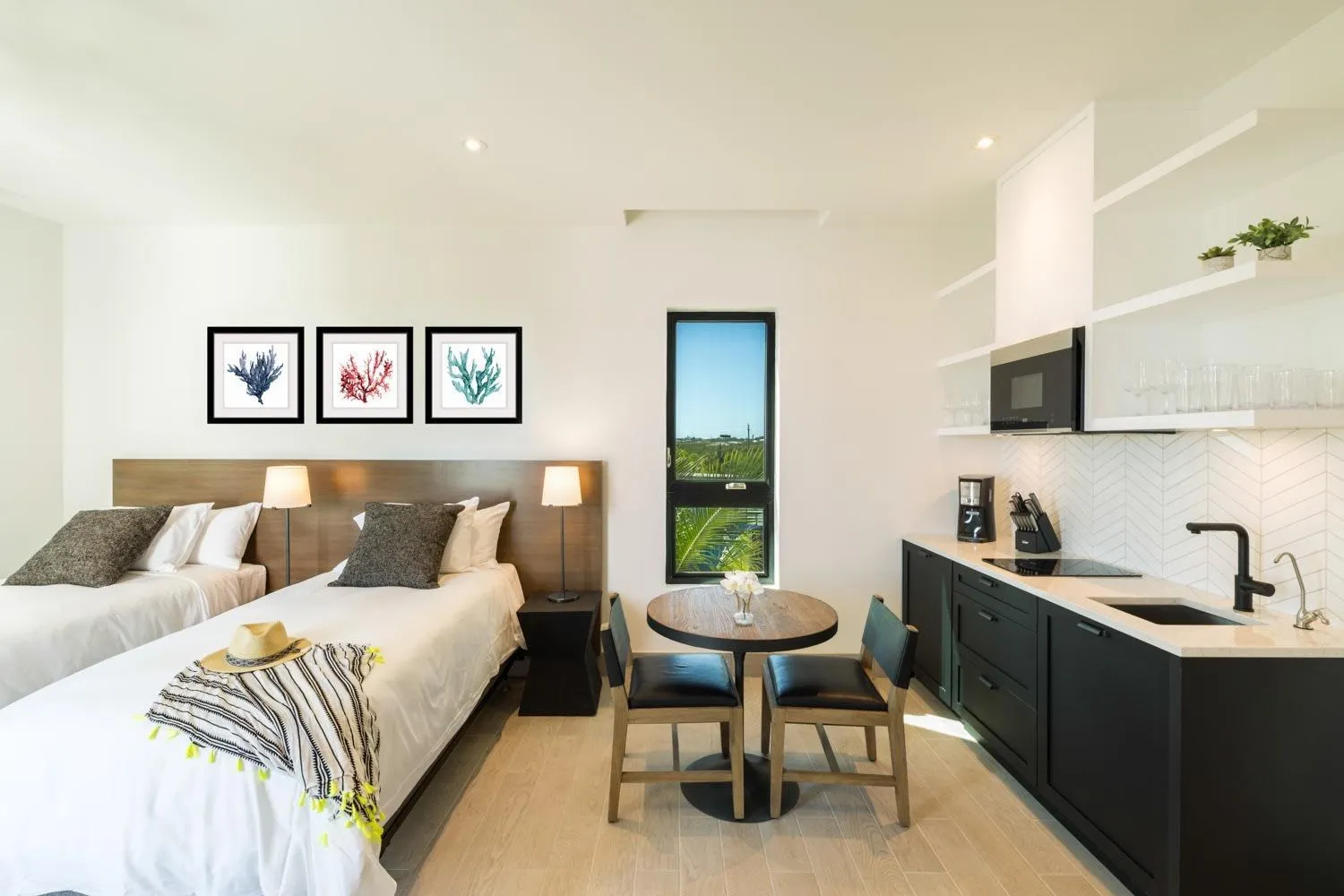 Bed in H2O life style resort