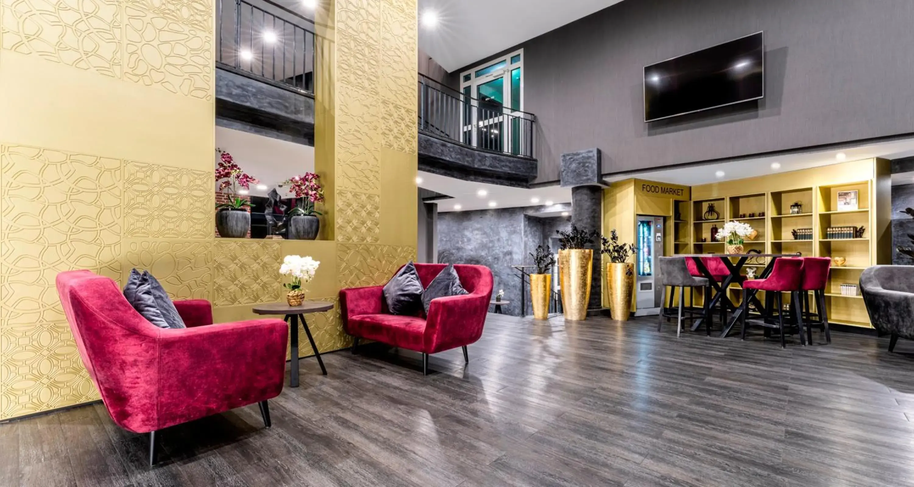 Lobby or reception in PLAZA Premium Parkhotel Norderstedt Lobby or reception in PLAZA Premium Parkhotel Norderstedt