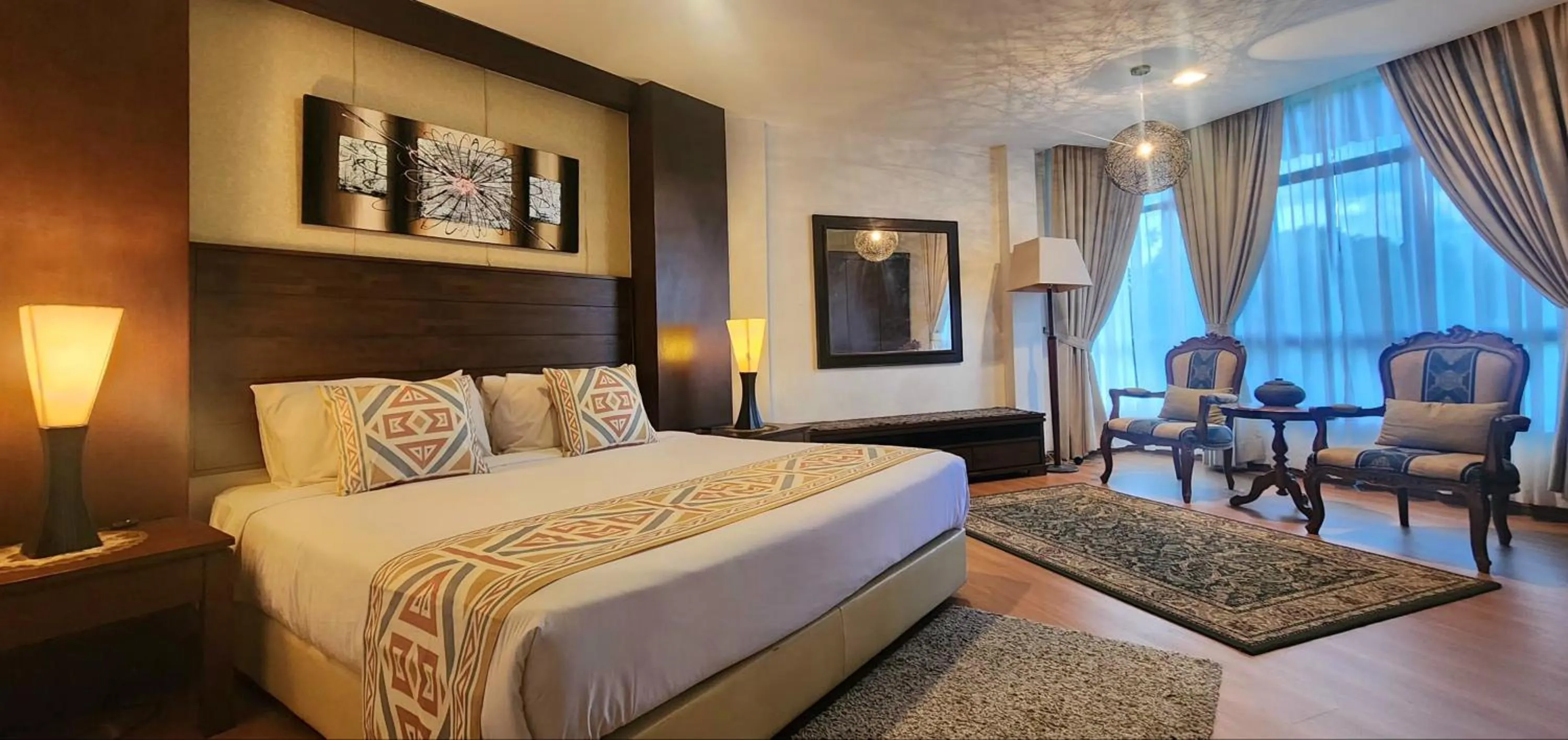 Bed in Samsuria Beach Resort & Residence